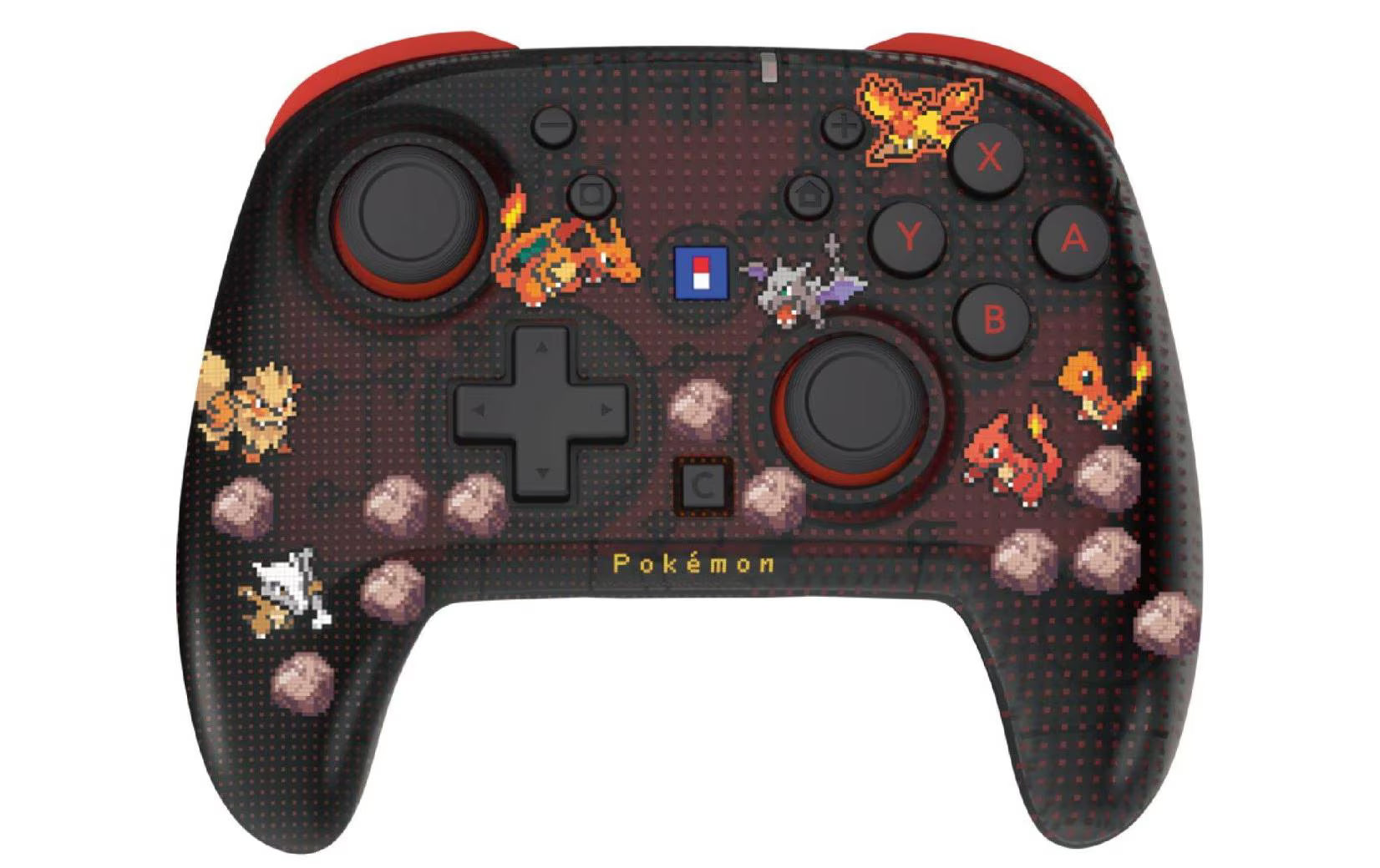 Horipad Wireless Turbo Ctrl Pokémon rot