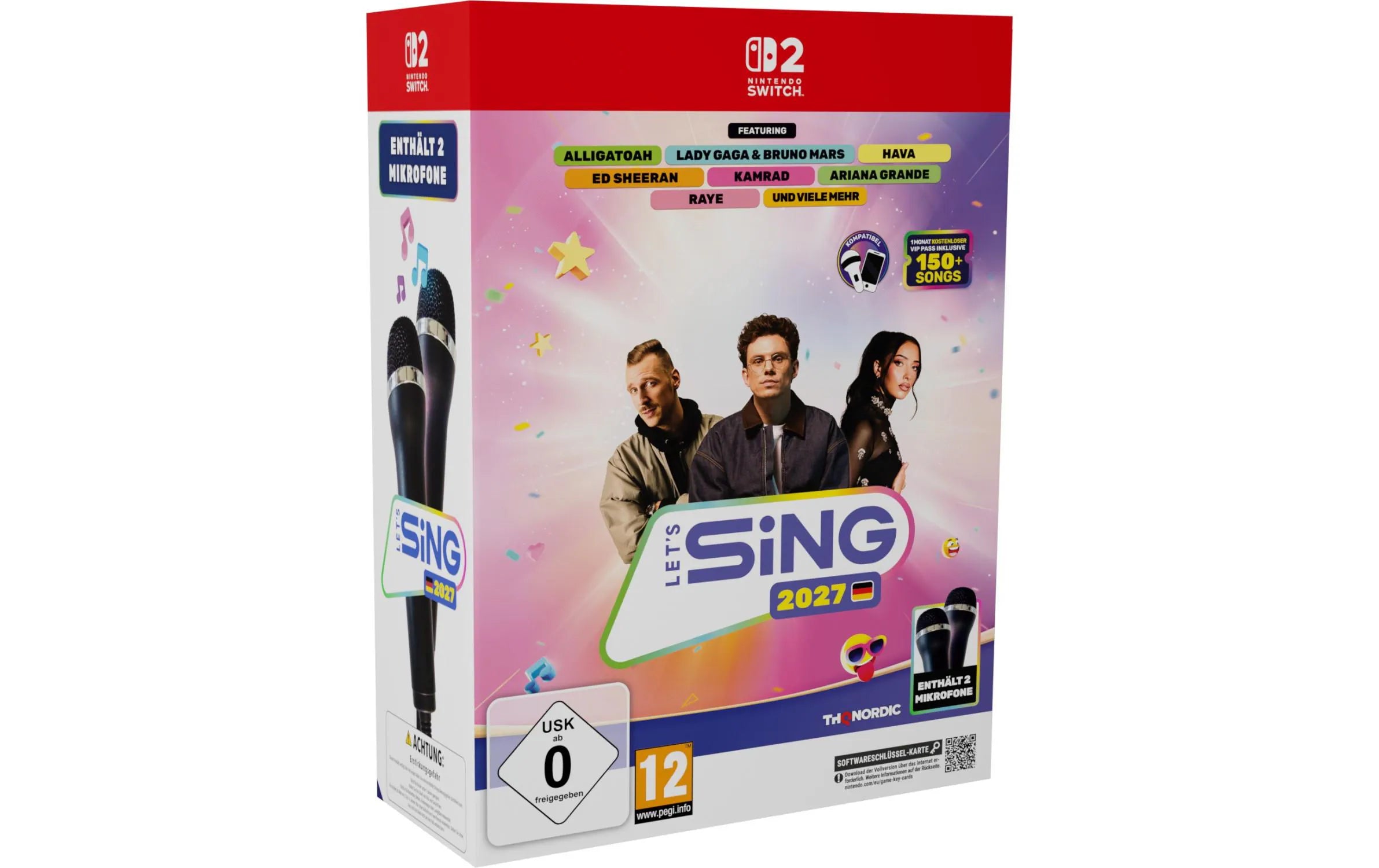 Let's Sing 2027 German Version + 2 Mic, Sw2