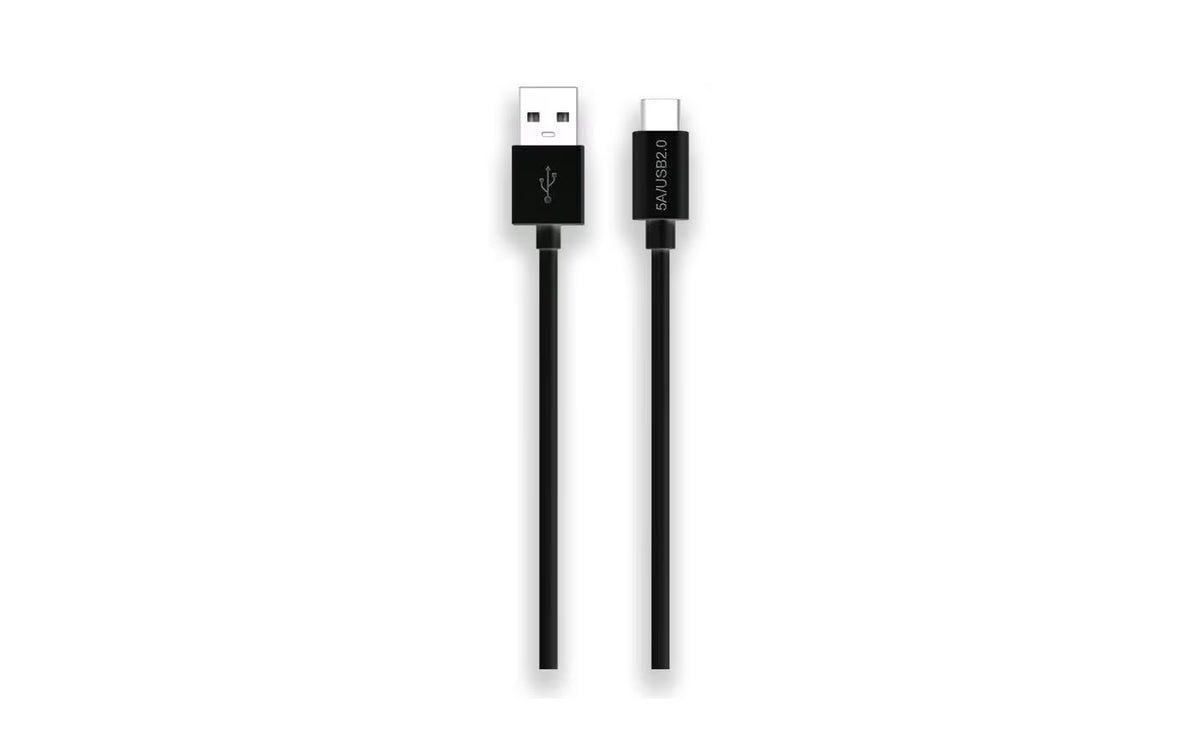 LMP USB Lade und Datenkabel A - C 1M