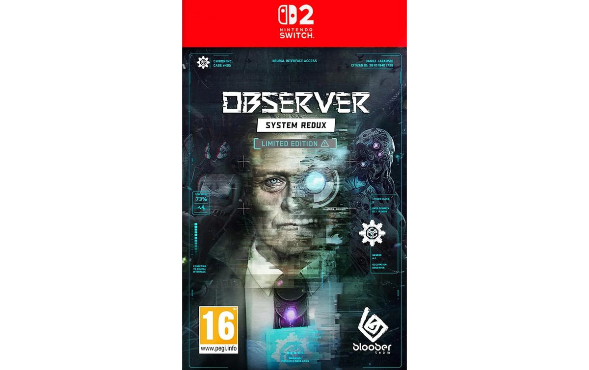 Observer: System Redux Limited Ed, Switch 2