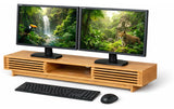 Relaxdays Monitorständer mit 3 Fächern