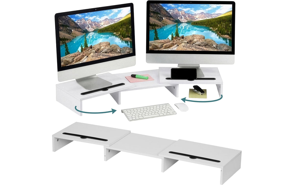 Relaxdays Monitorständer für 2 Monitore