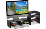 Relaxdays Monitorständer mit Ablagen