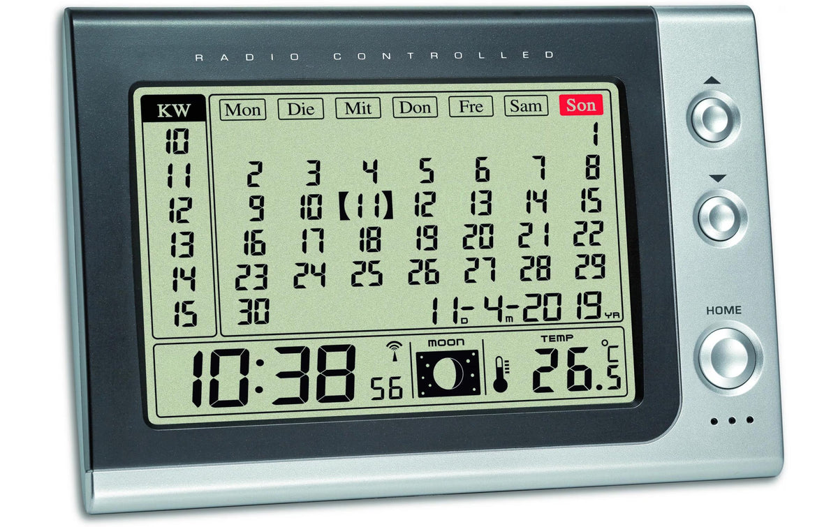 TFA Funkwecker mit Monatskalender
