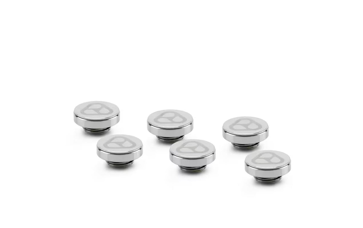 DeltaMate Plug Gloss Nickel (6 Pack)