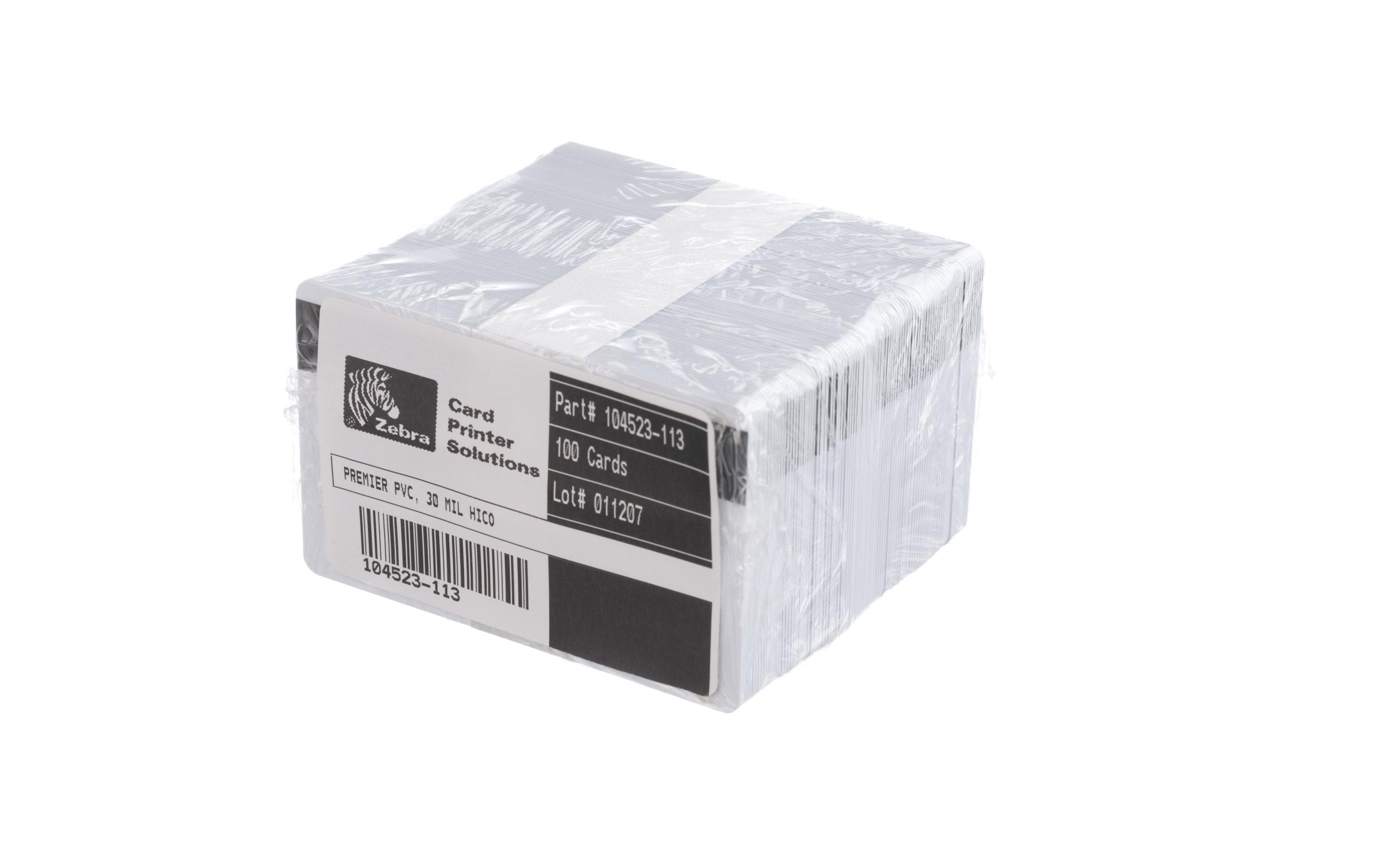 Zebra Magnetkarten Blank 0.76mm, HiCo