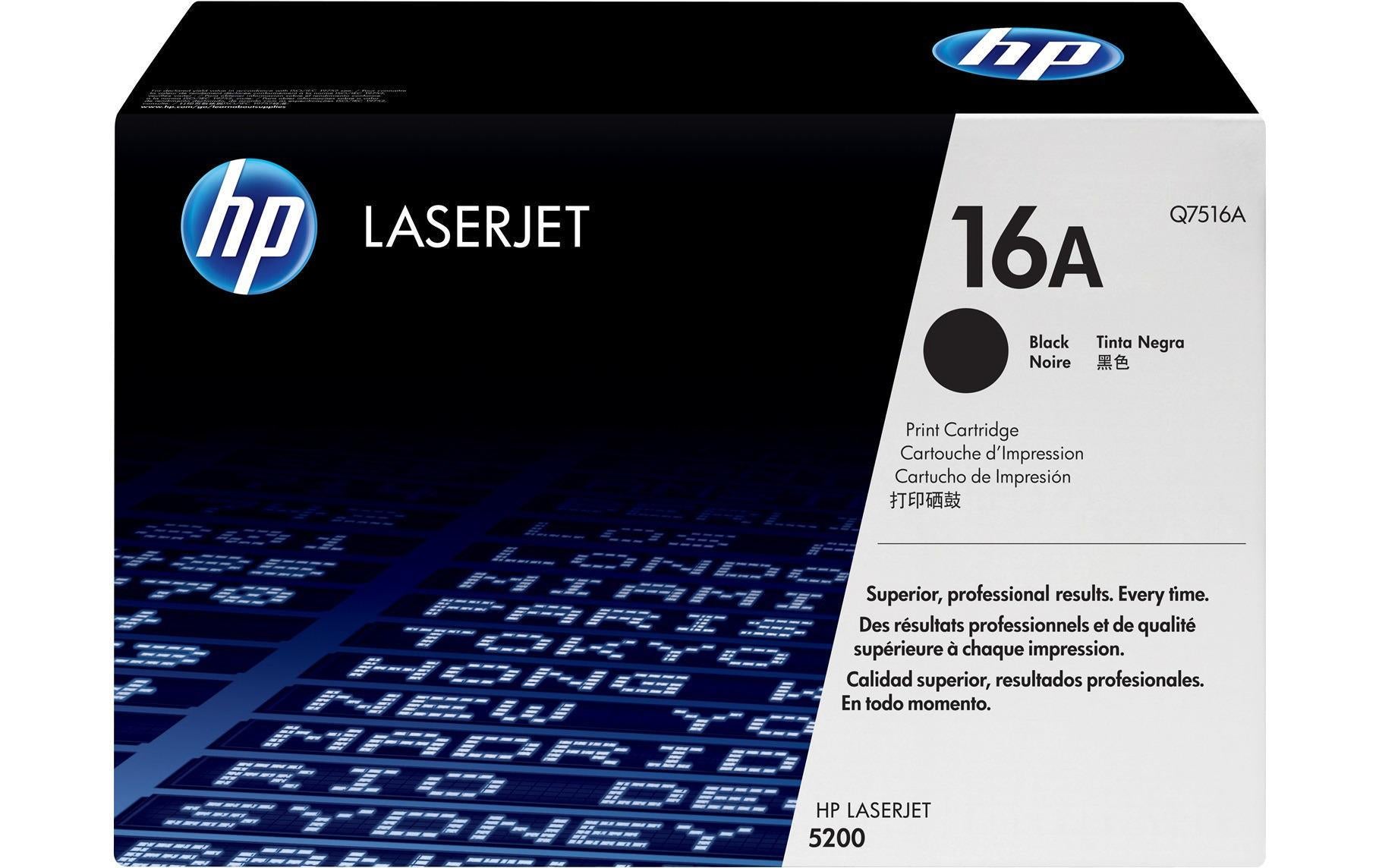 HP Toner 16A - Black (Q7516A)