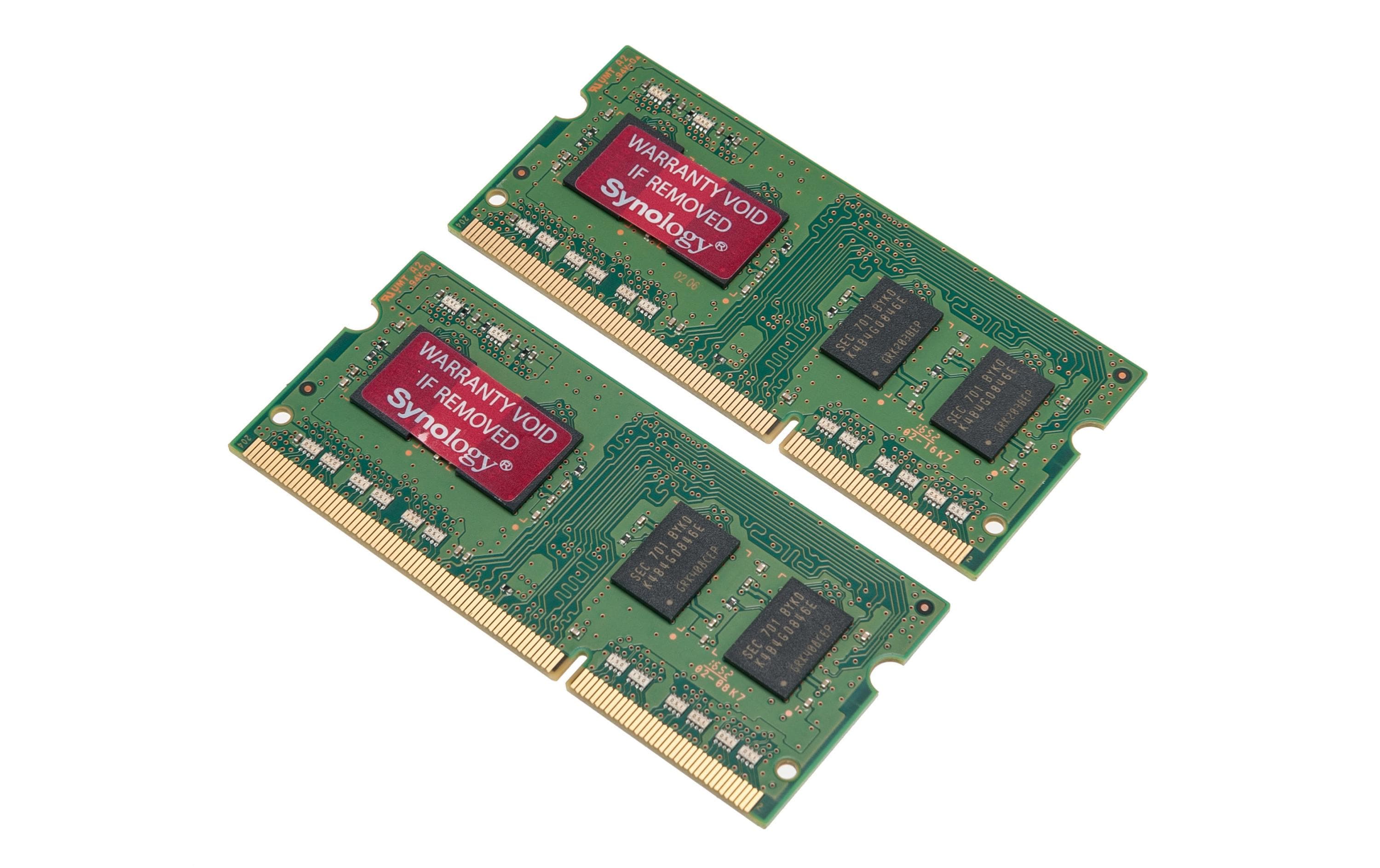 Synology RAM SO-DDR3L 8GB-Kit 2x 4GB 204Pin