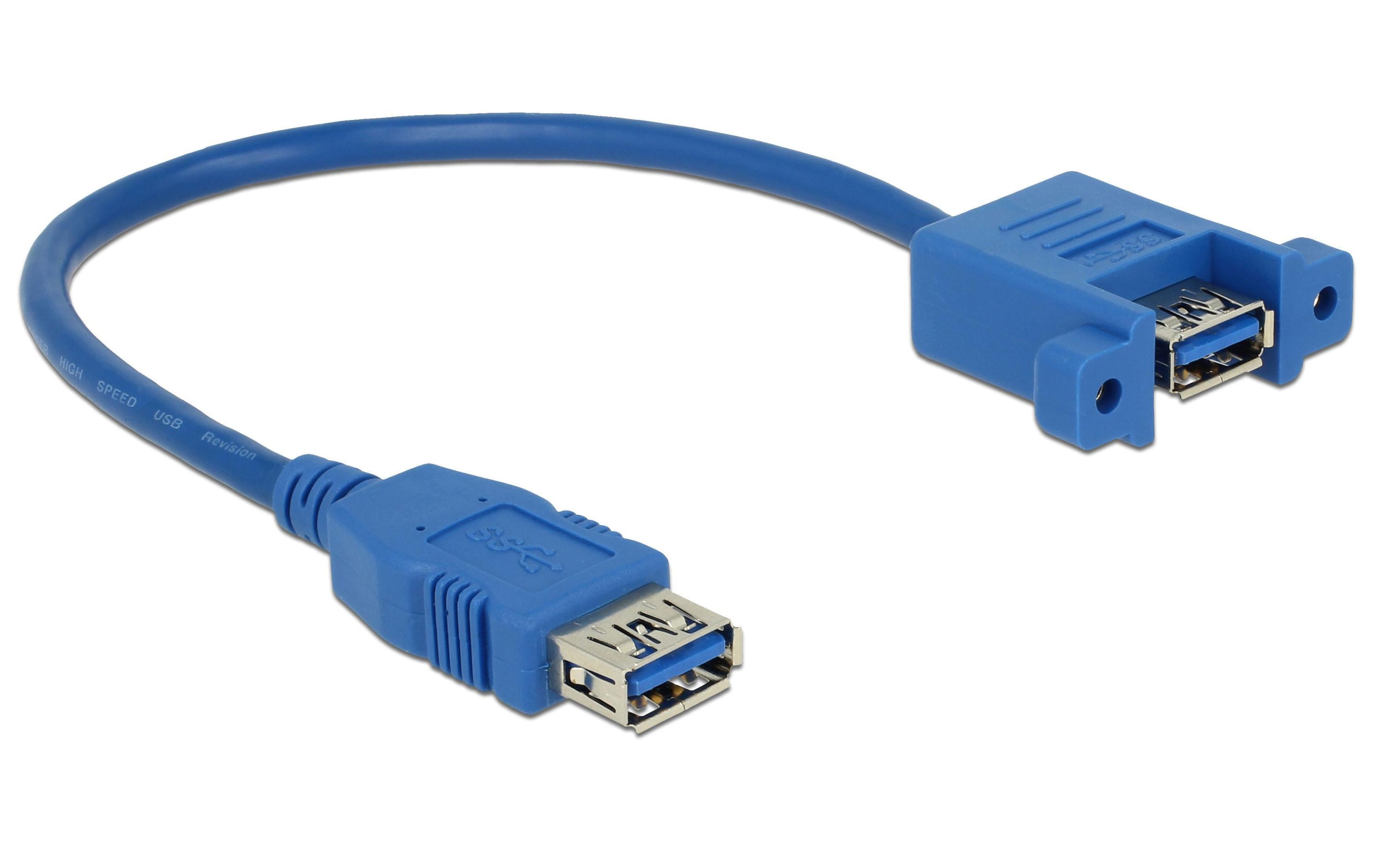 USB3.0 Kabel, 25cm, A-A, zum Einbau