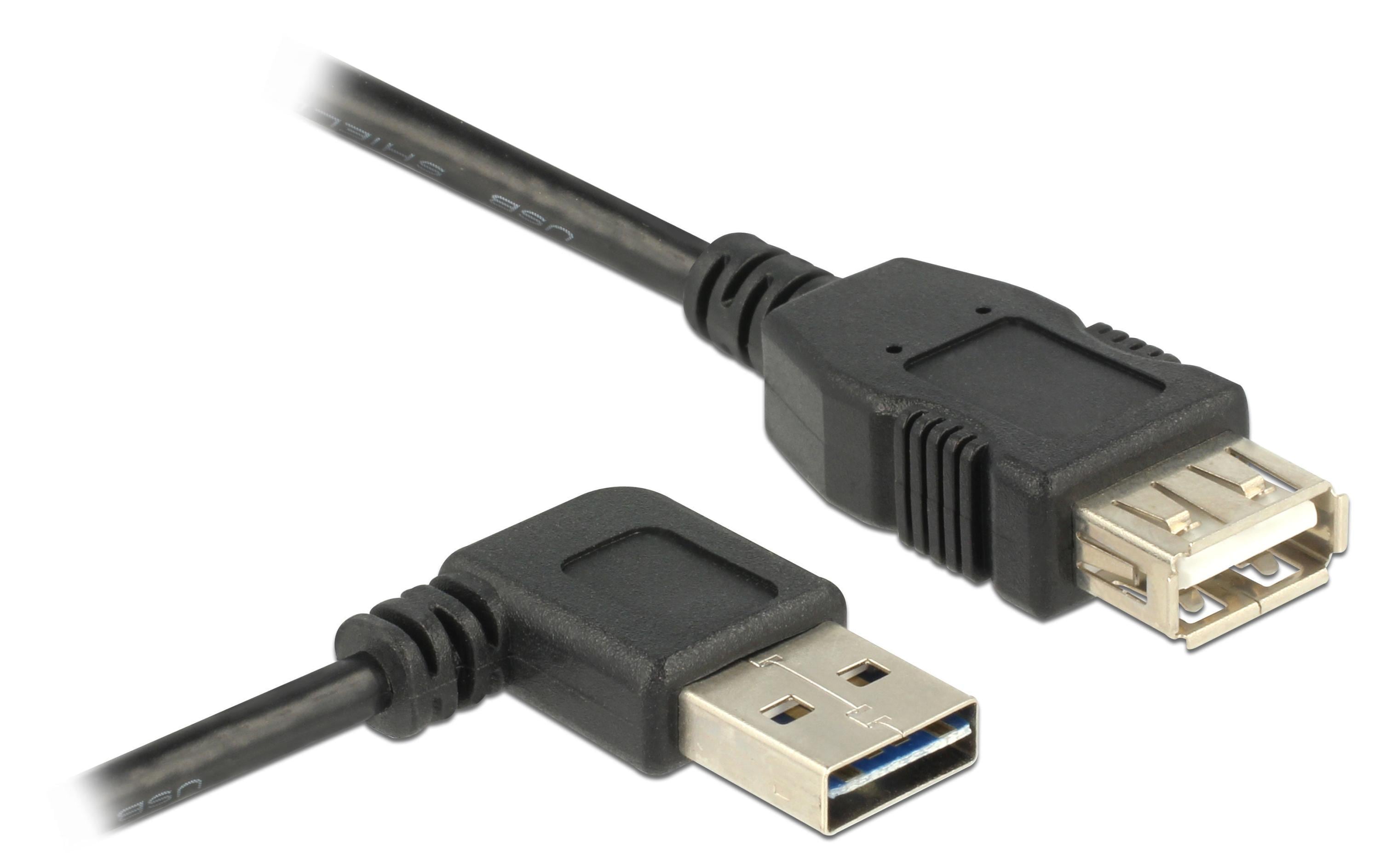 USB2.0-Kabel Easy A-A: 0.5m, schwarz