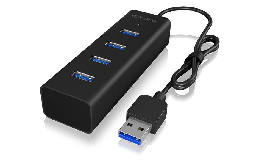 ICY BOX IB-HUB1409-U3, 4x USB3.0 Hub, TypeA