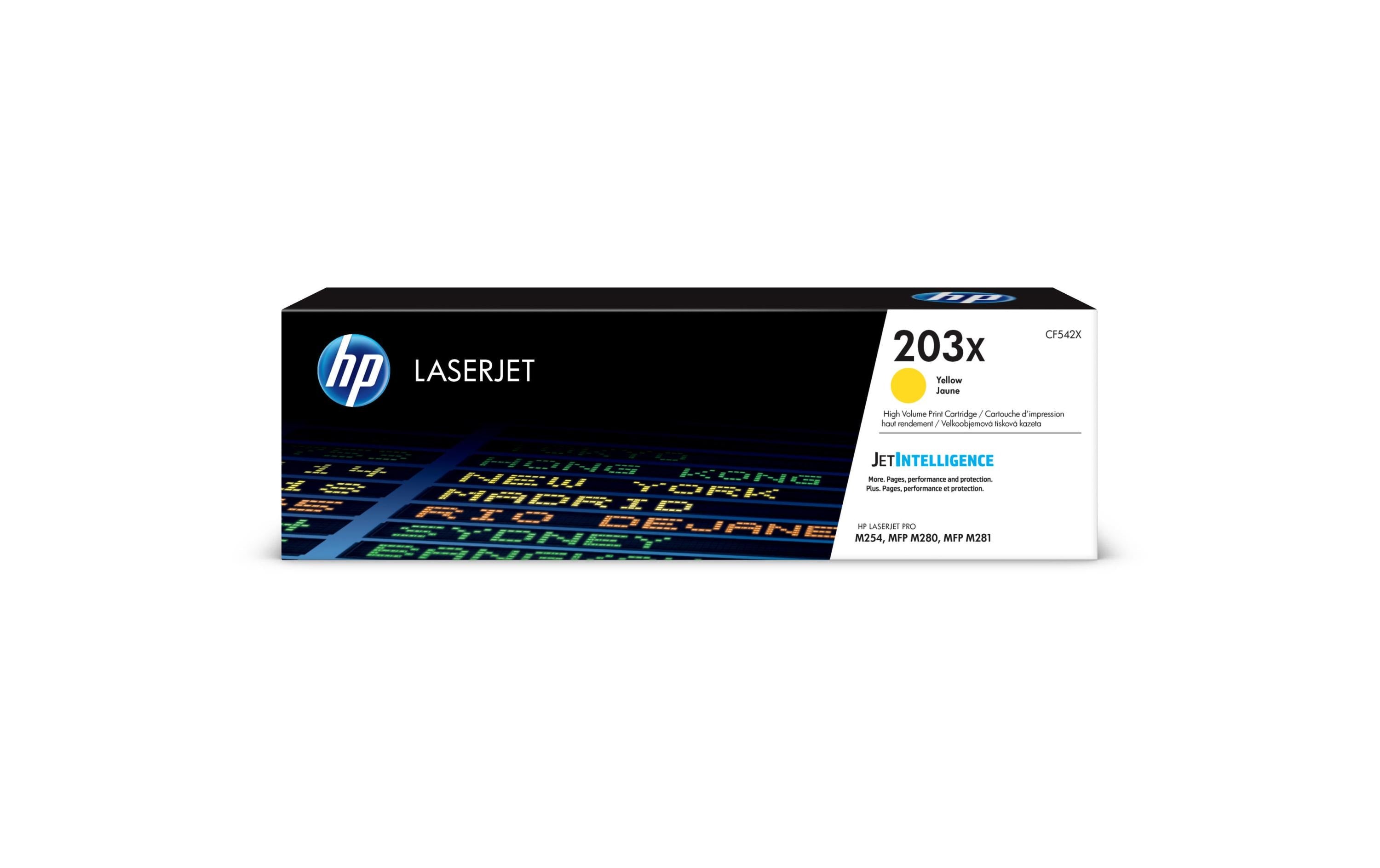 HP, Toner Nr. 203X (CF542X) Yellow