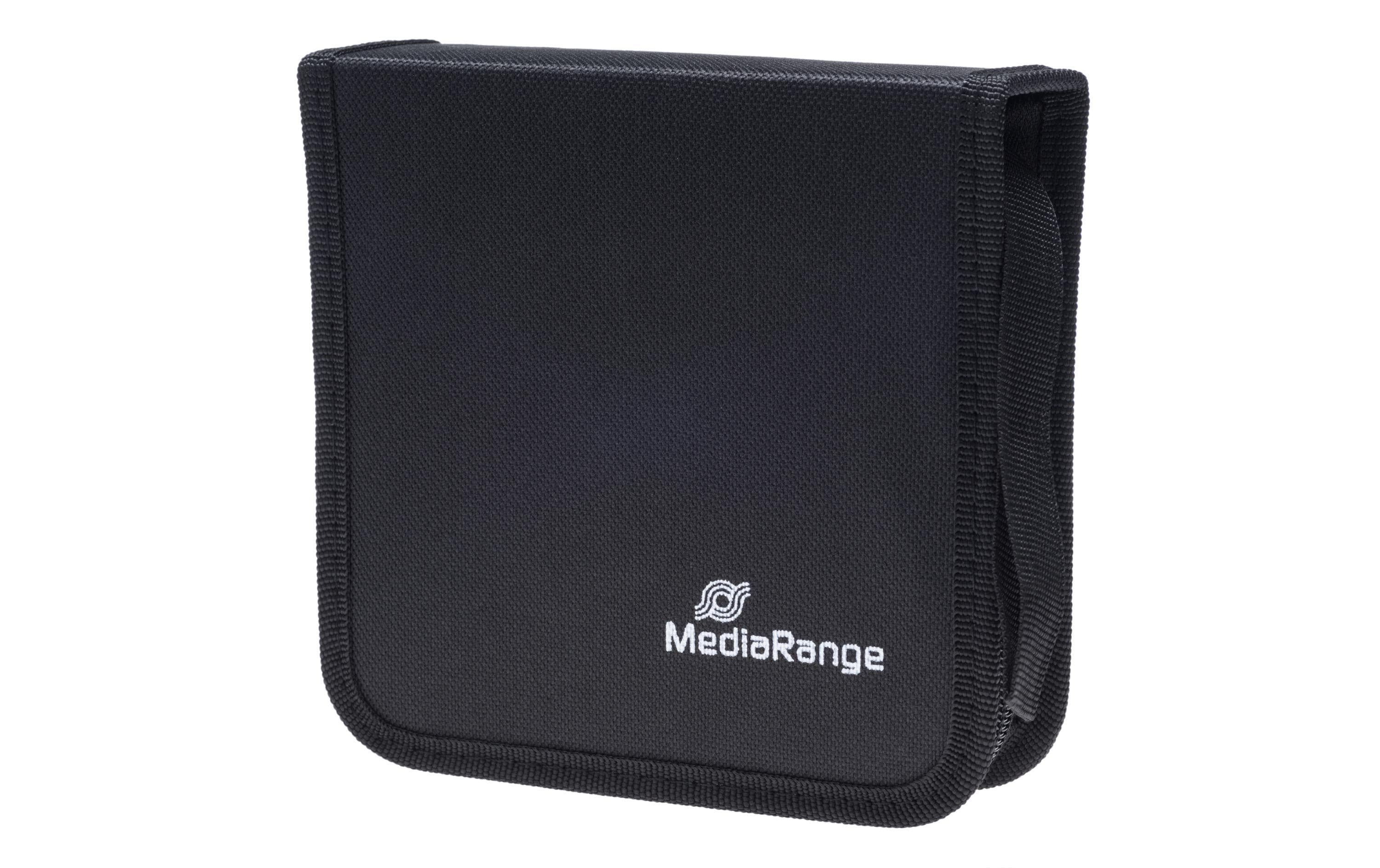 Mediarange CD-Tasche für 24 CDs, schwarz
