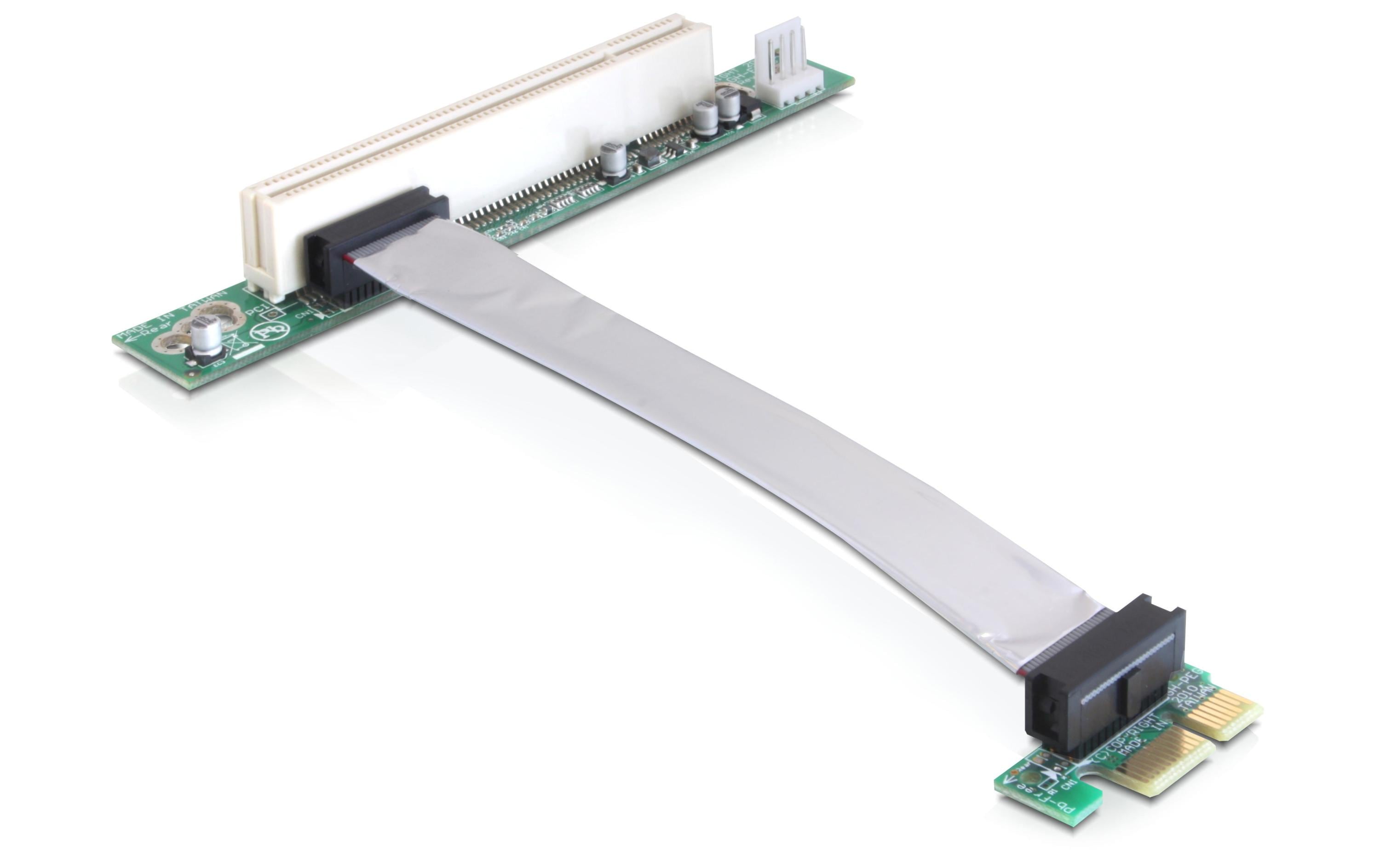 Delock PCI-Express Riserkarte, x1 zu PCI