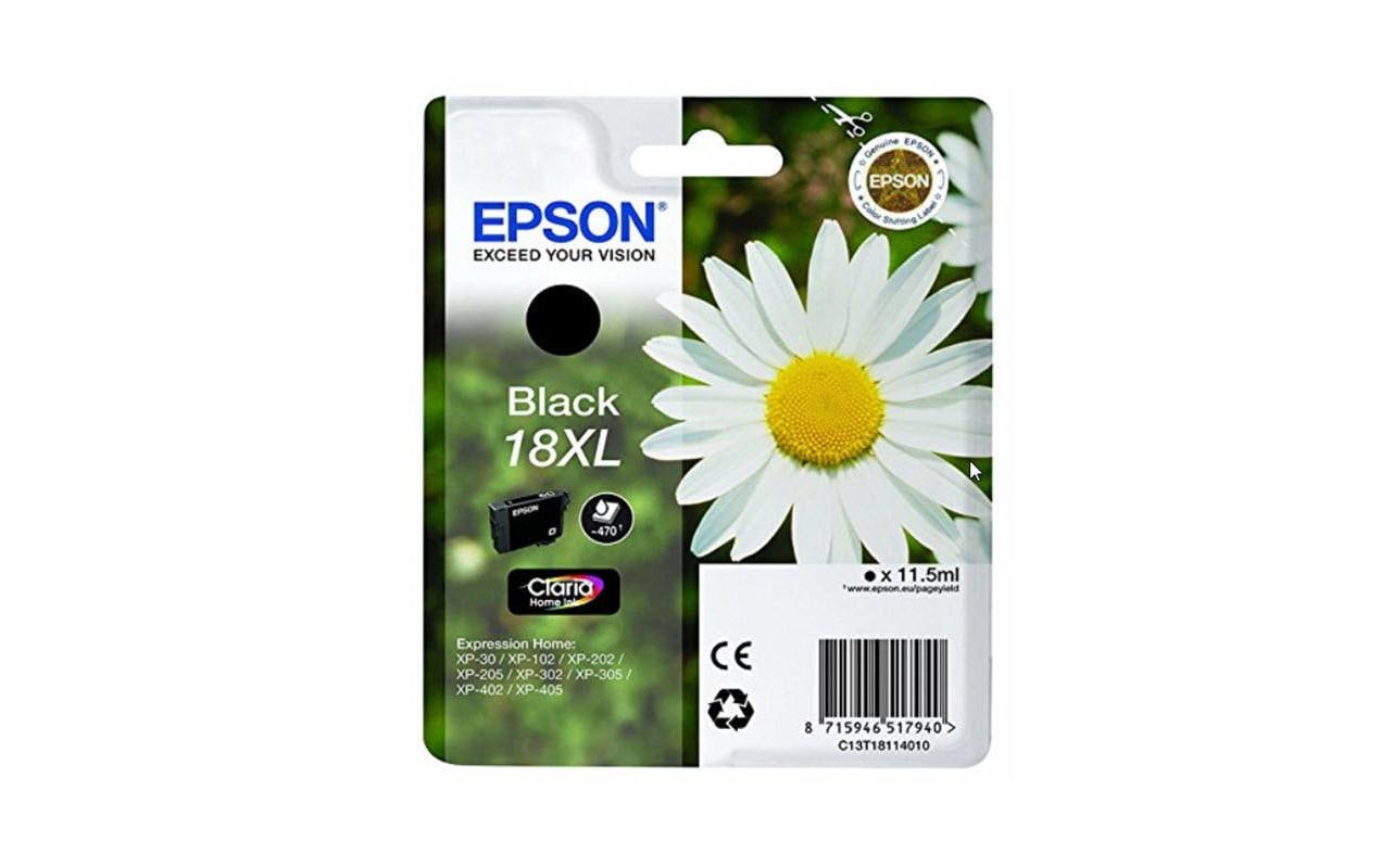 Tinte Epson C13T18114012 Nr. 18XL, schwarz