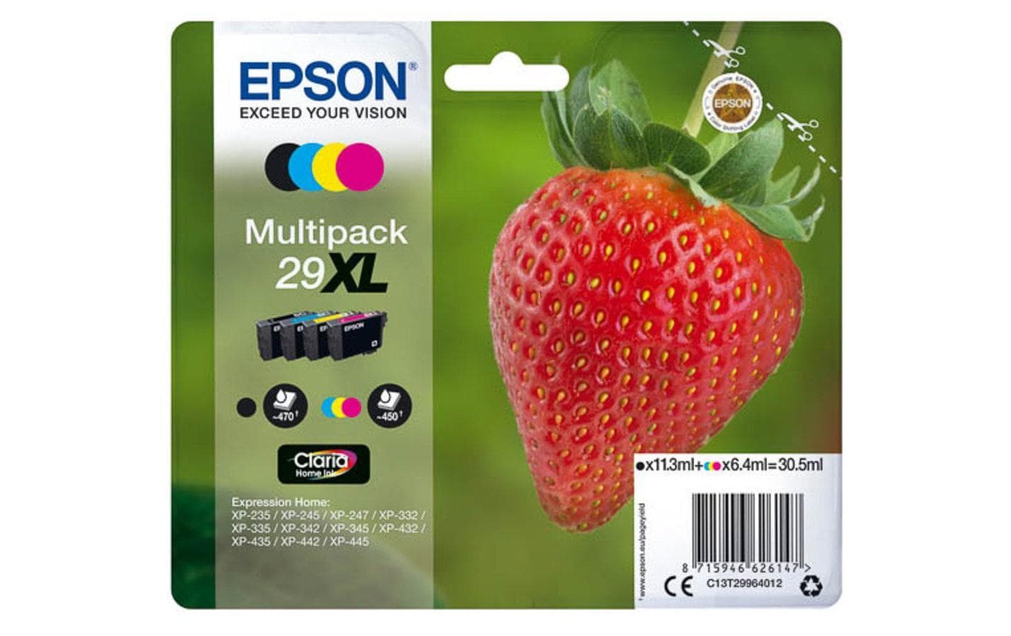 Tinte Epson C13T29964012 Multip, bk, c, m,y