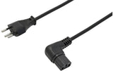 Netzkabel T12 - C13, 2 m schwarz