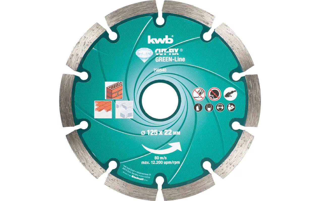 kwb Diamant-Trennscheibe Greenline 125
