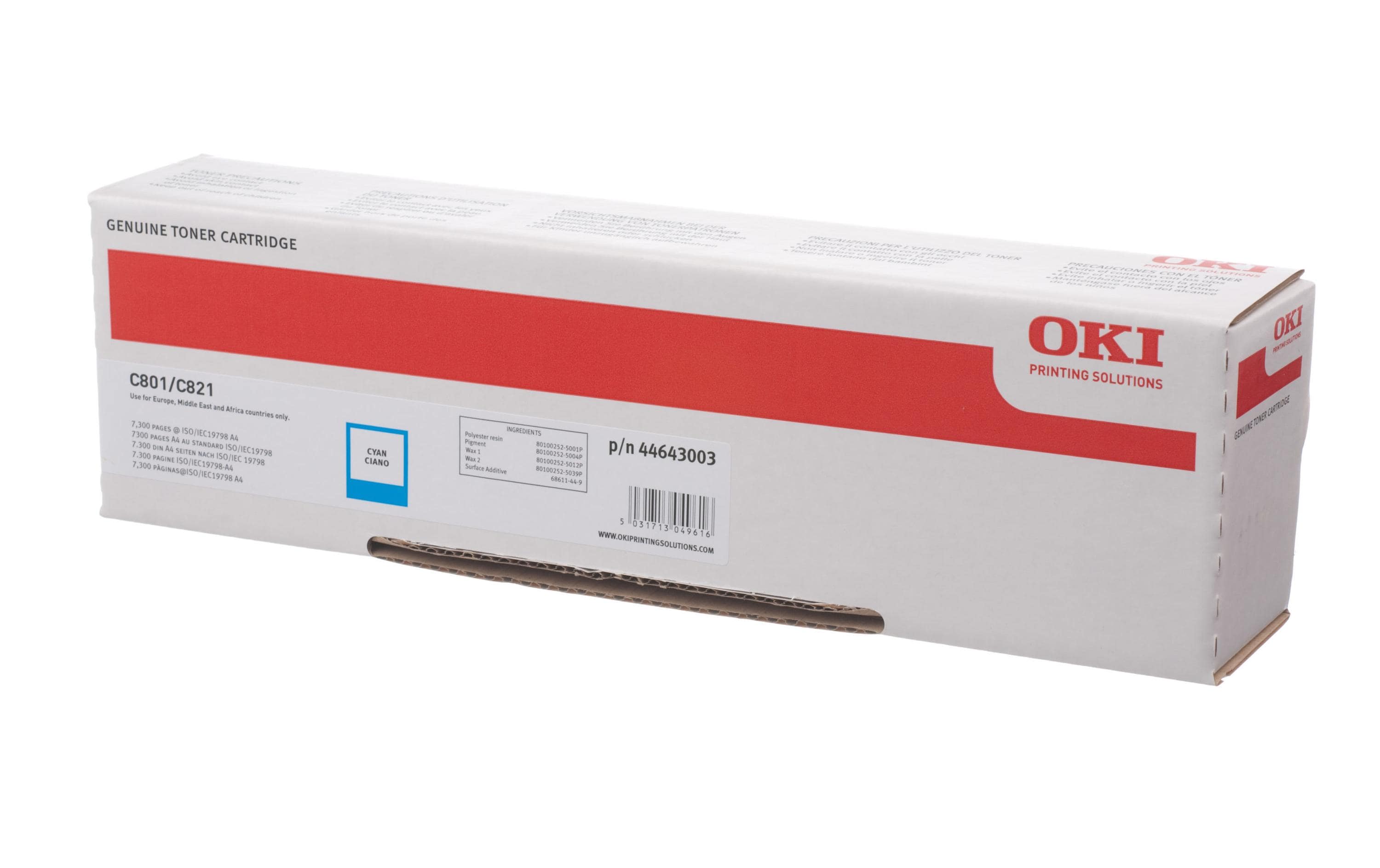 Oki Toner 44643003 zu Oki C801/821