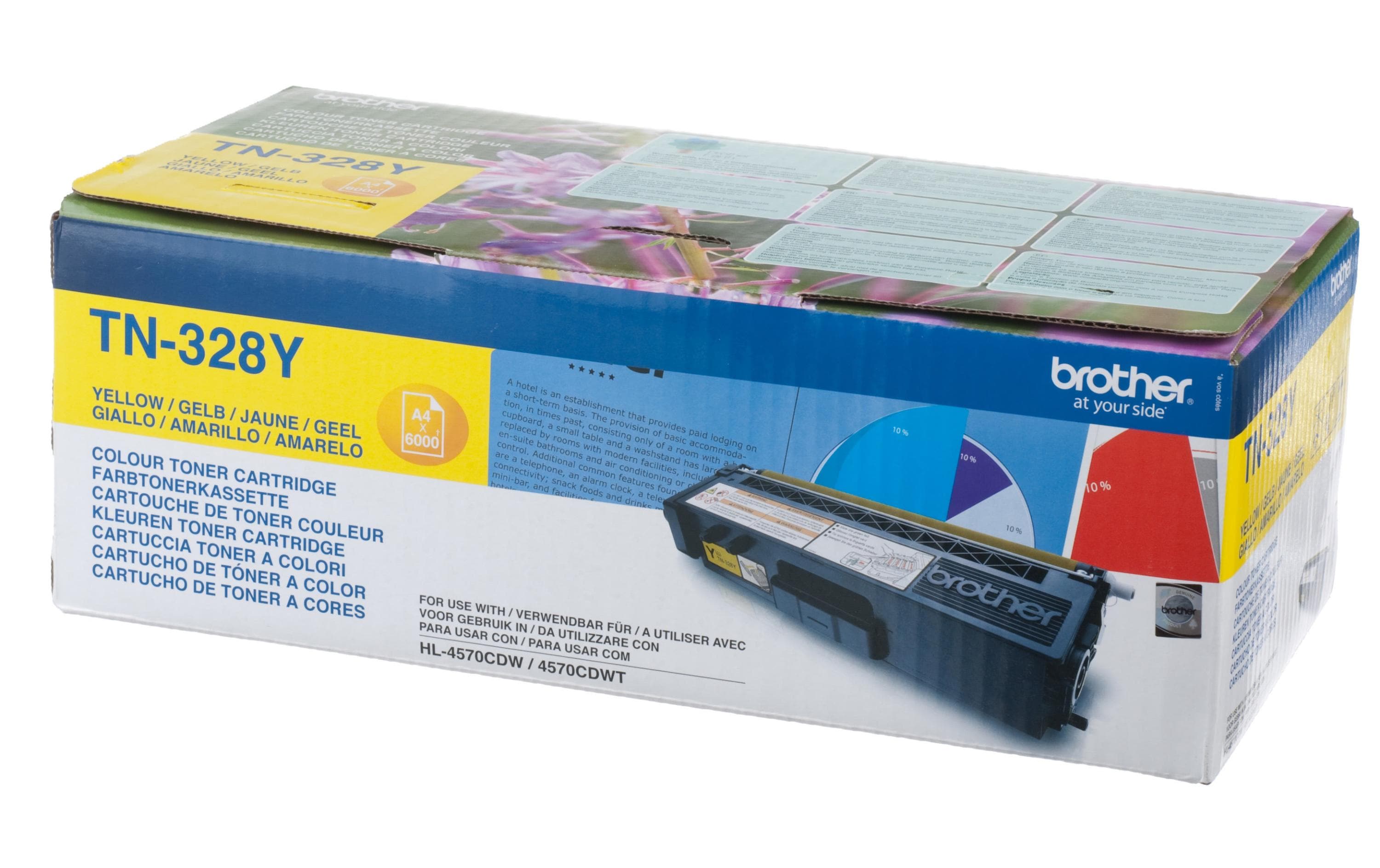 Toner Brother TN-328Y Yellow