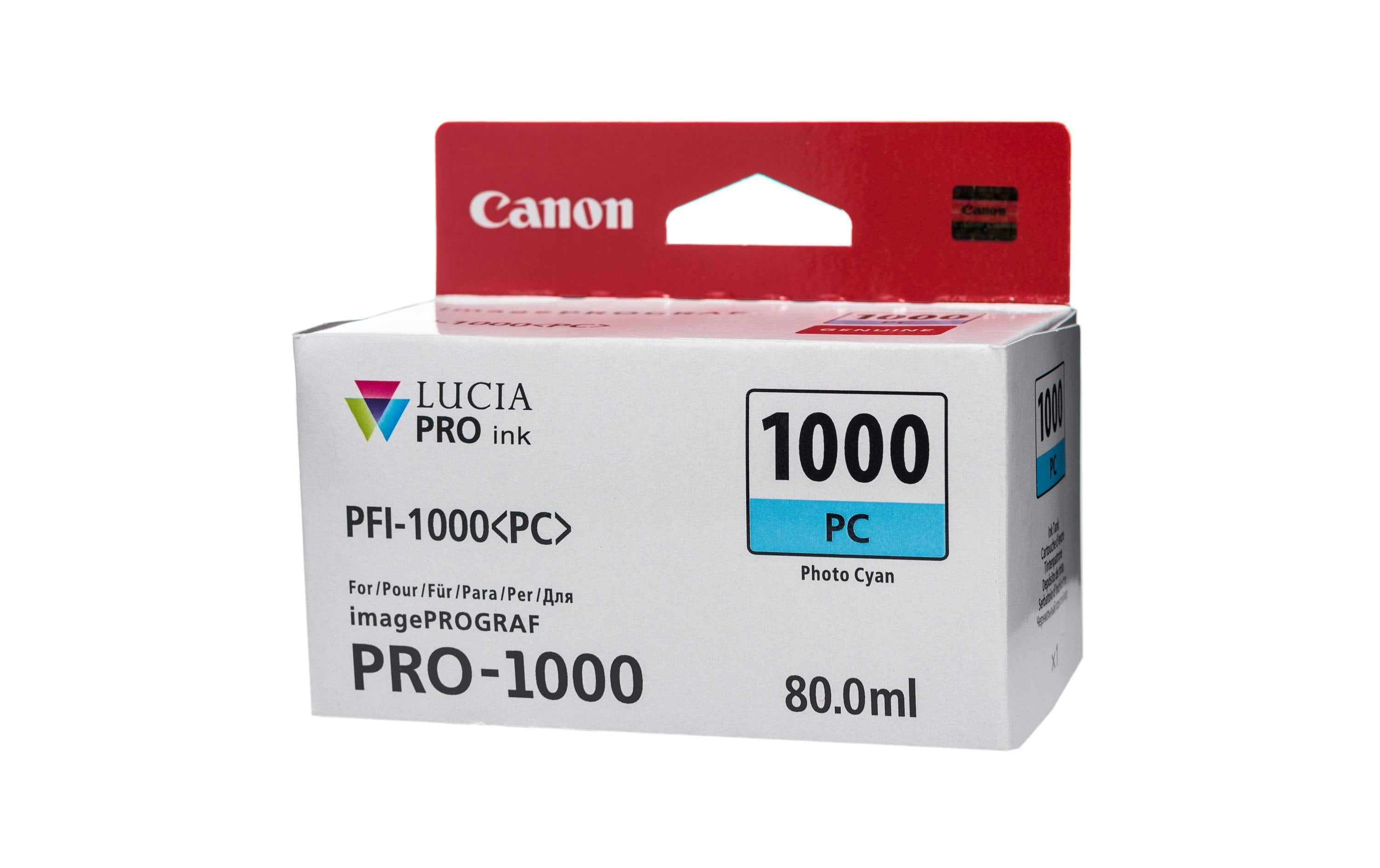 Tinte Canon PFI-1000PC photo cyan
