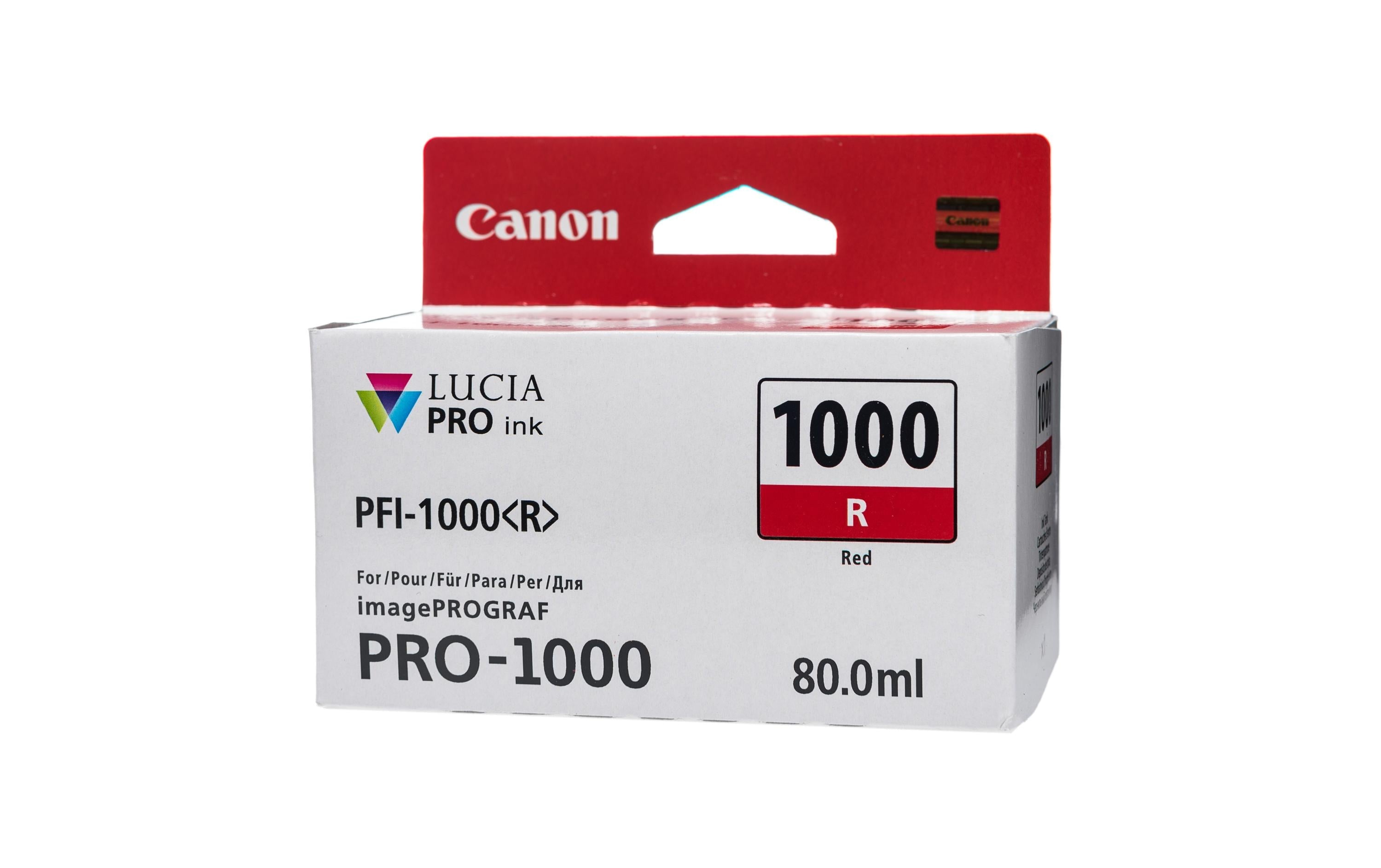 Tinte Canon PFI-1000R red
