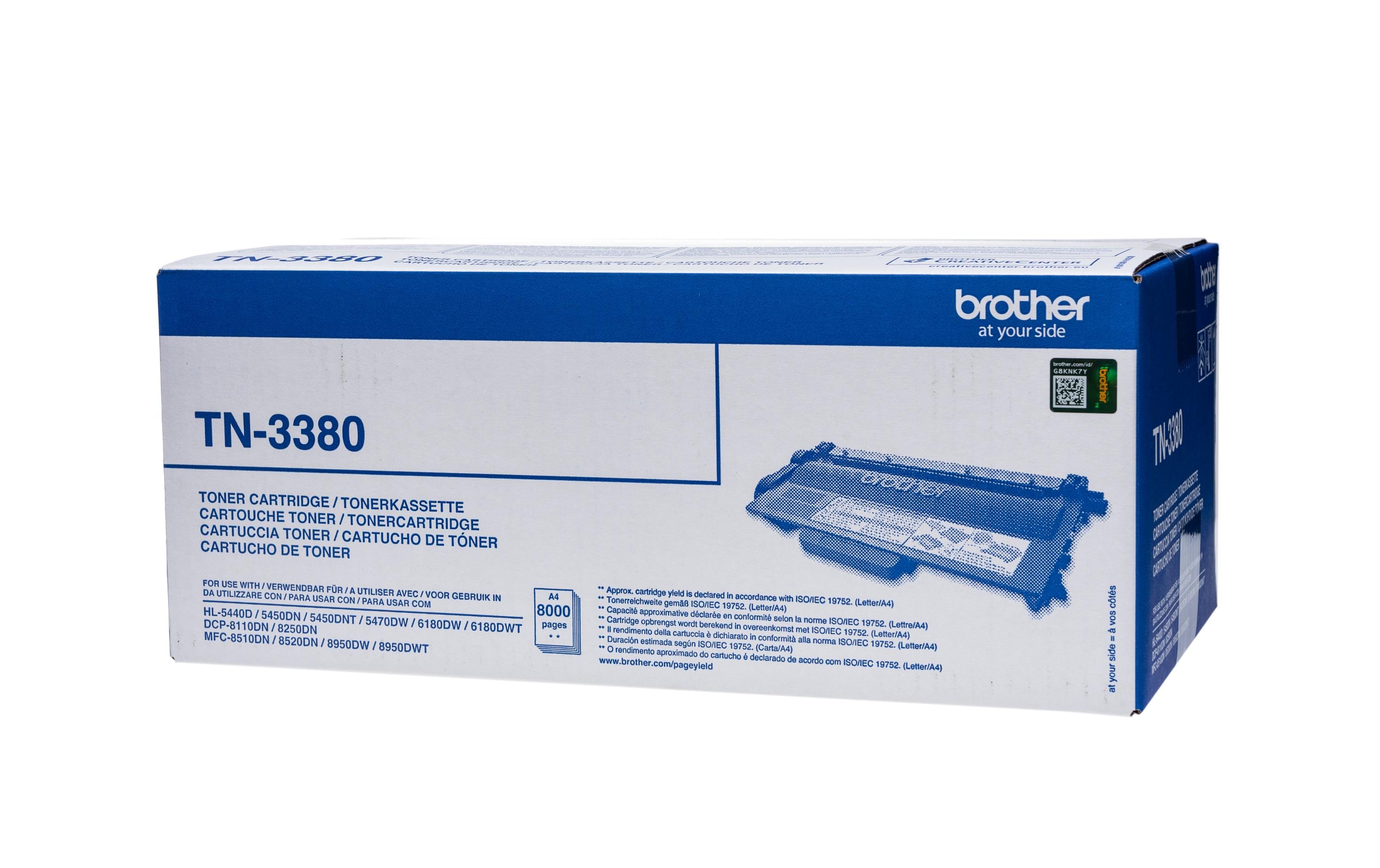 Toner Brother TN-3380, schwarz