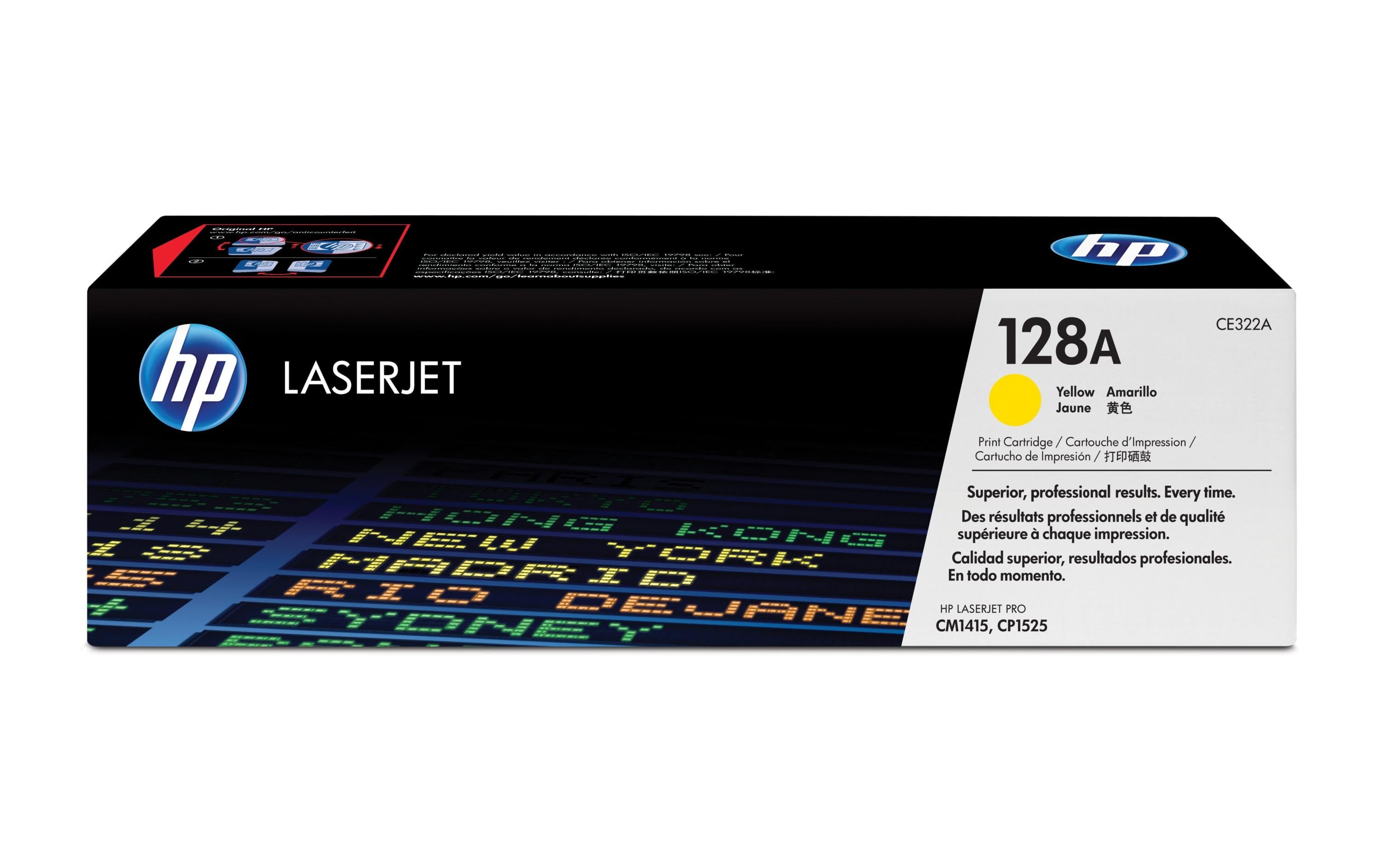 HP, Toner Nr. 128A (CE322A) Yellow