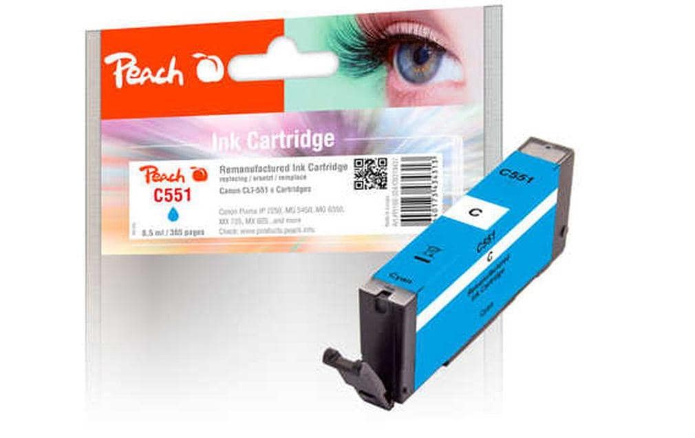 Peach Tinte Canon CLI-551 cyan