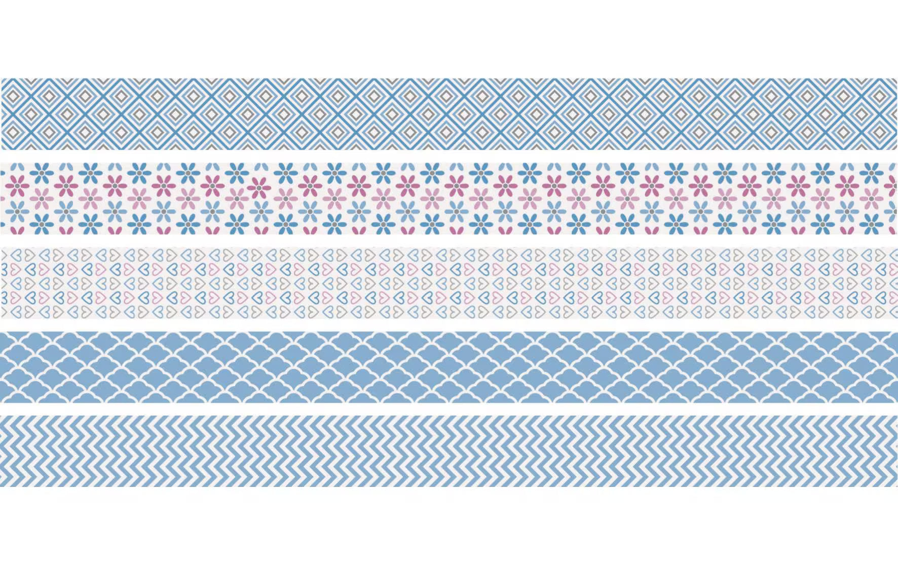 Heyda Washi Tape Pastell mini hellblau