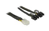 6Pin auf 2x 8Pin oder 2x 6Pin Stromadapter