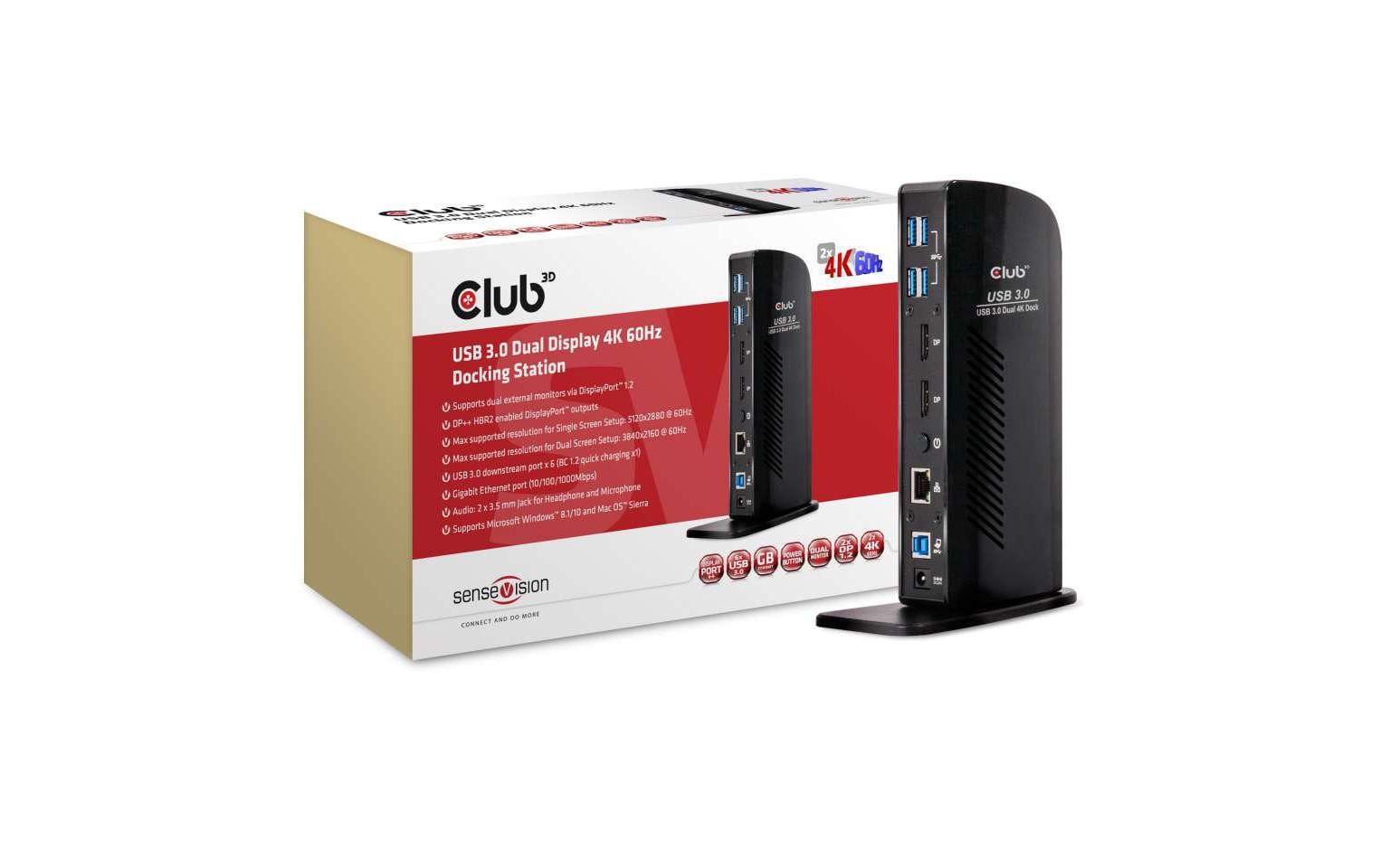 Club 3D Dockingstation CSV-1460 USB 3.0