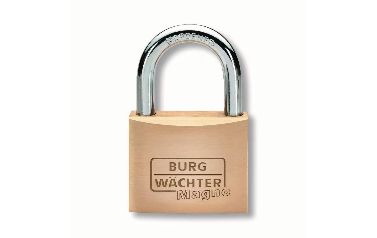 Burgwächter Hangschloss Messing Magno