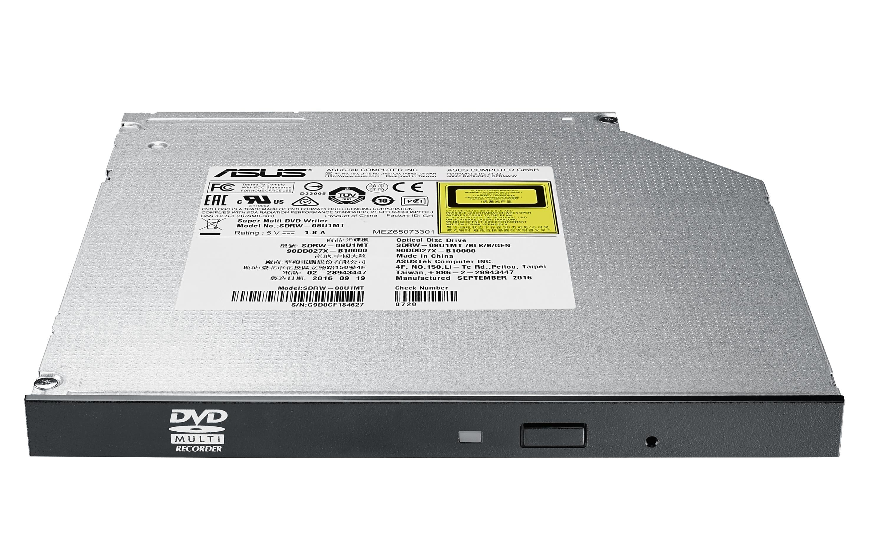 ASUS DVDRW 24x SATA Ultra Slim schwarz