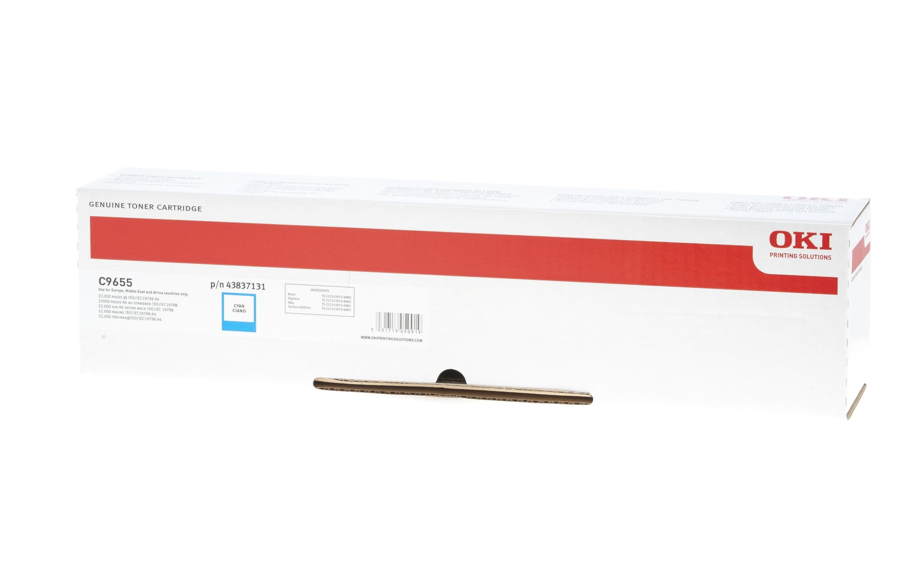 Toner zu OKI C9655 cyan