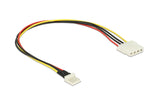 Floppy Stecker - Molex Stromadapter , 30cm