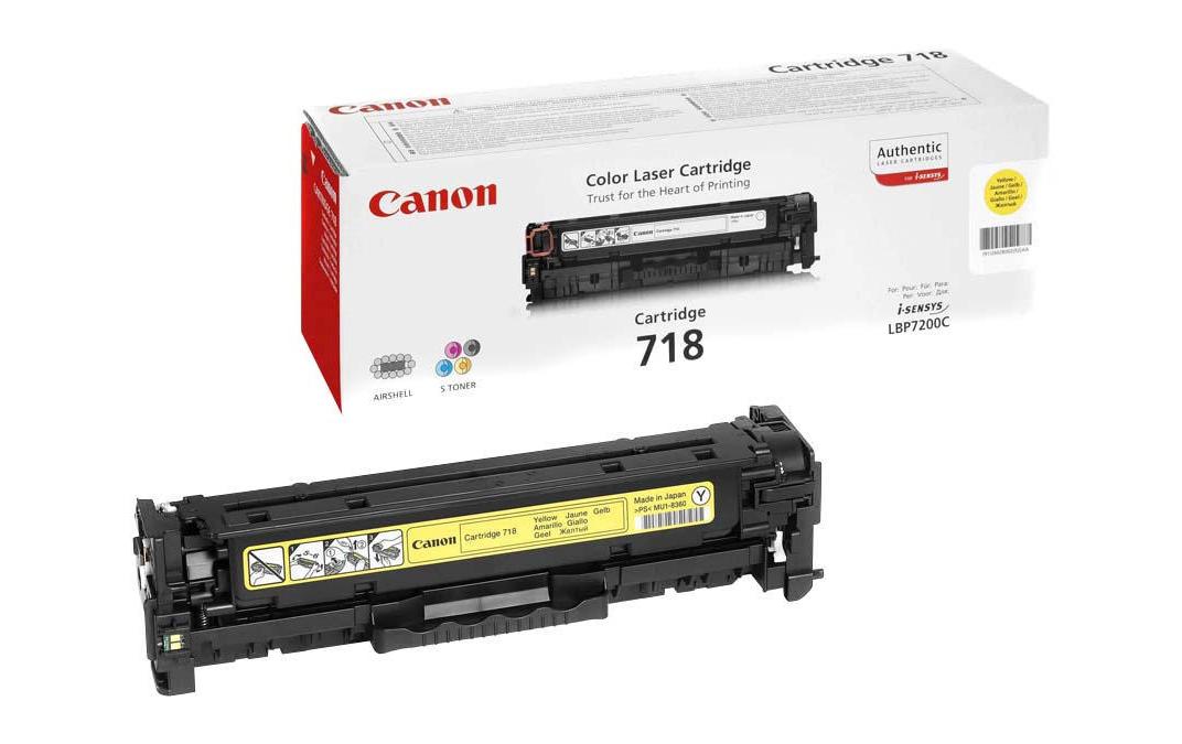 Toner 2659B002 Canon CRG 718, yellow