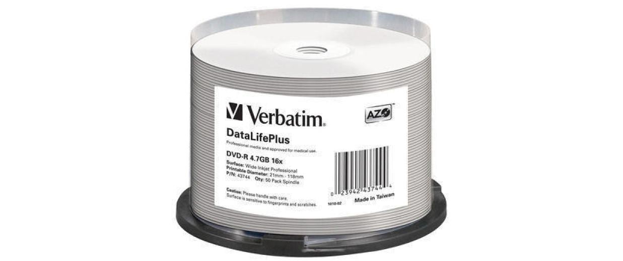 Verbatim DVD-R Medien 4.7GB,16x,50er Spind