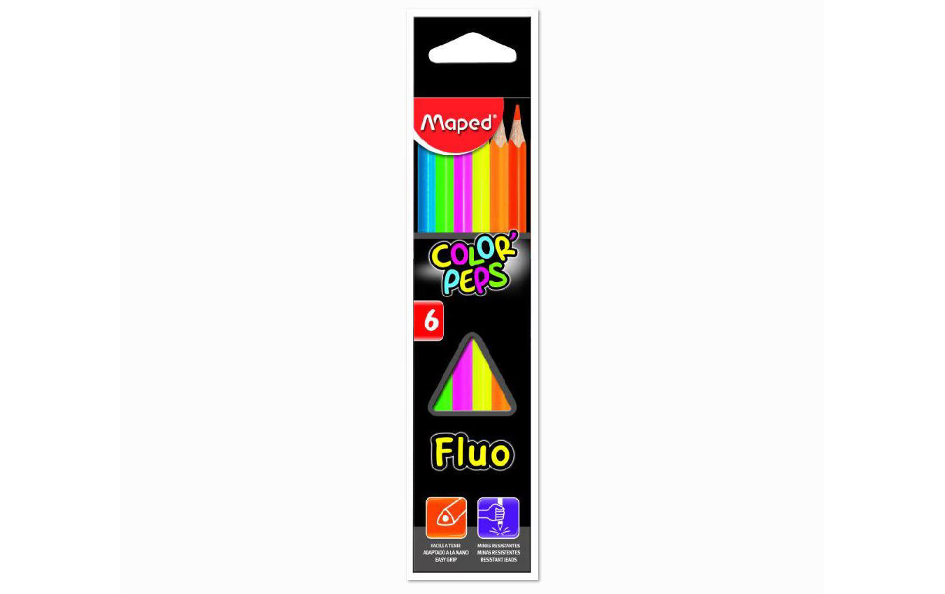Maped Farbstifte Color Peps Fluo 6er