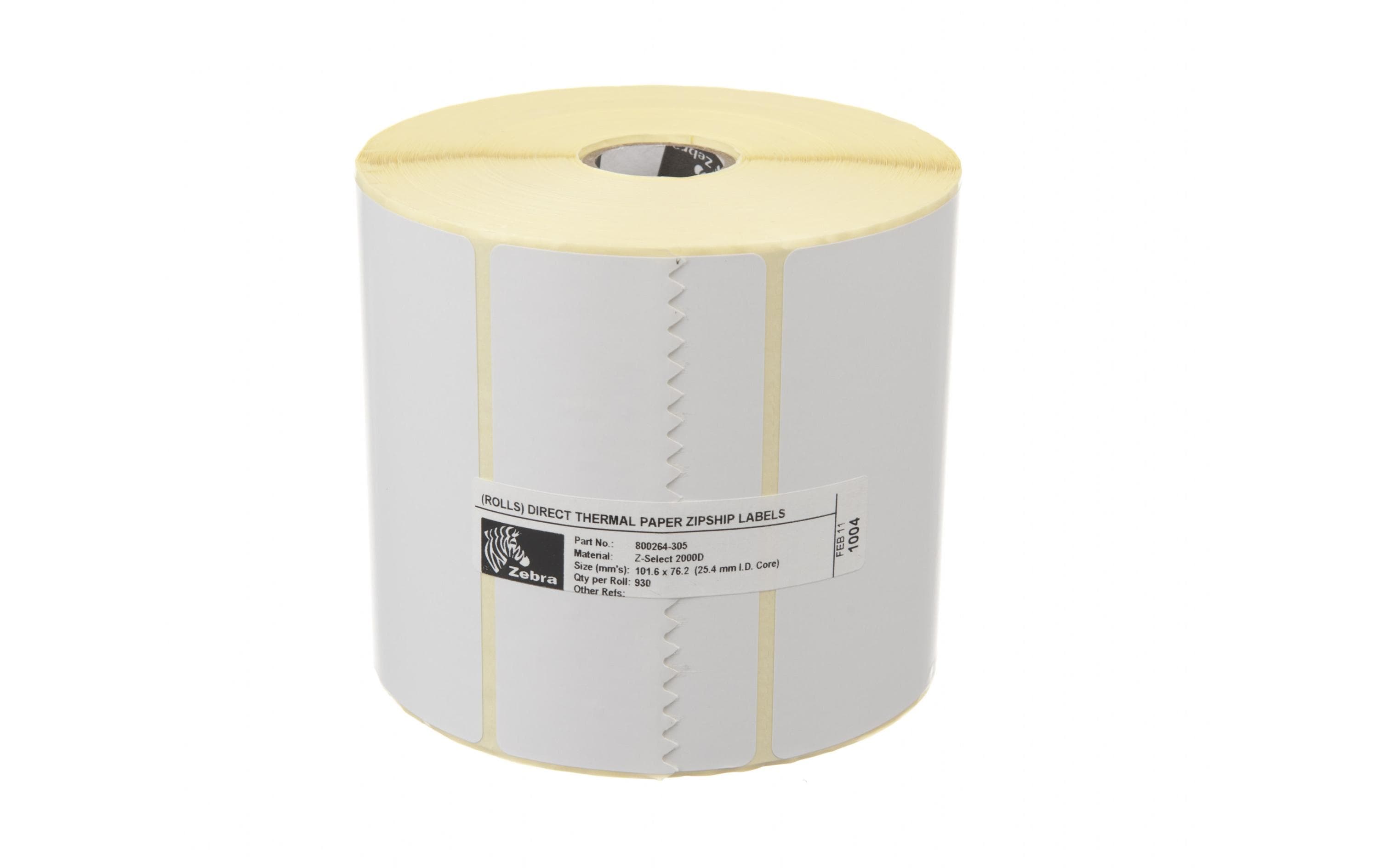 Zebra Etikette Thermo Direkt, 102x76mm