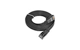 SLIM Slimpatchkabel 1m, Schwarz, Cat.6