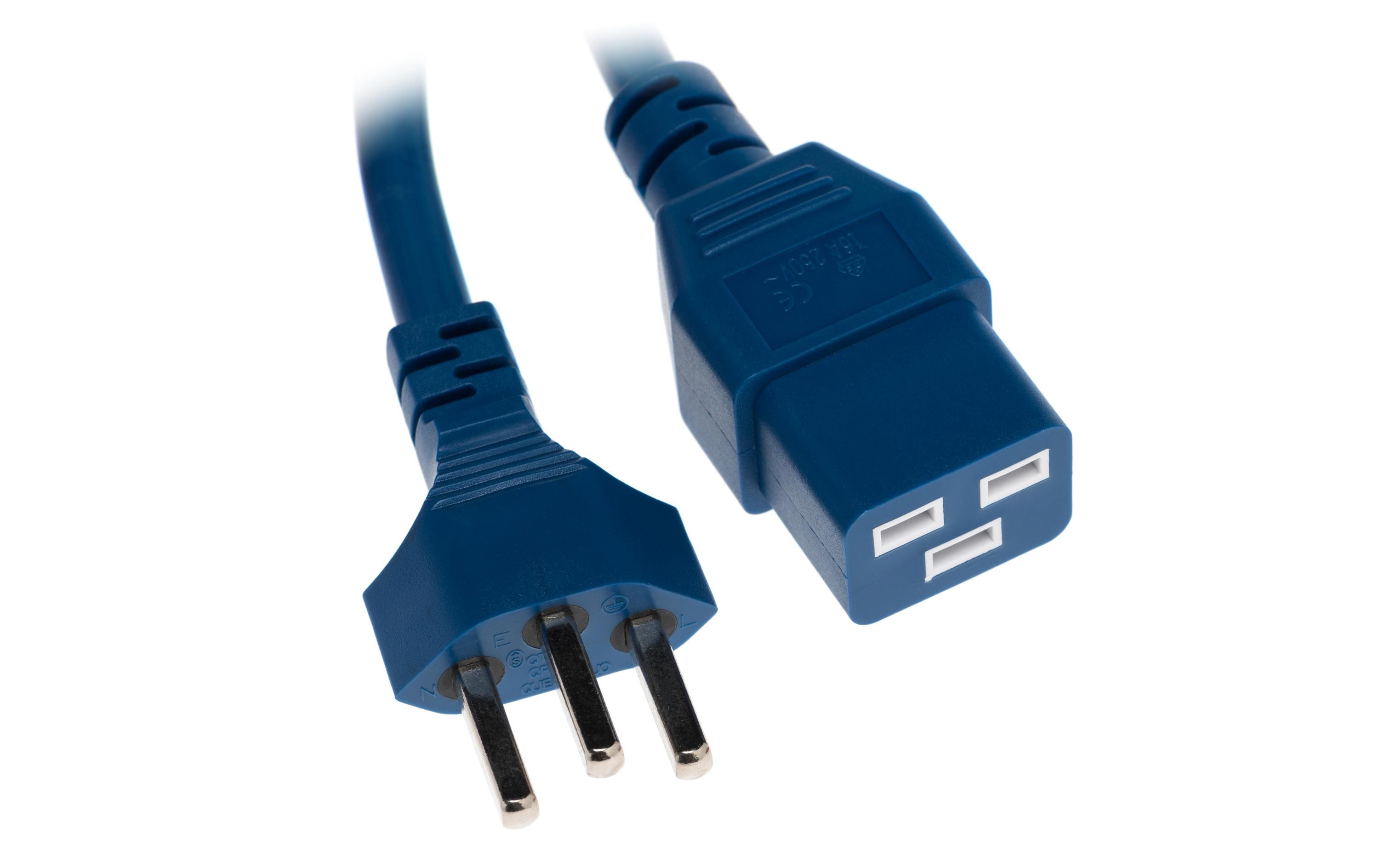 Diggelmann Netzkabel 1.5 m C19-T23