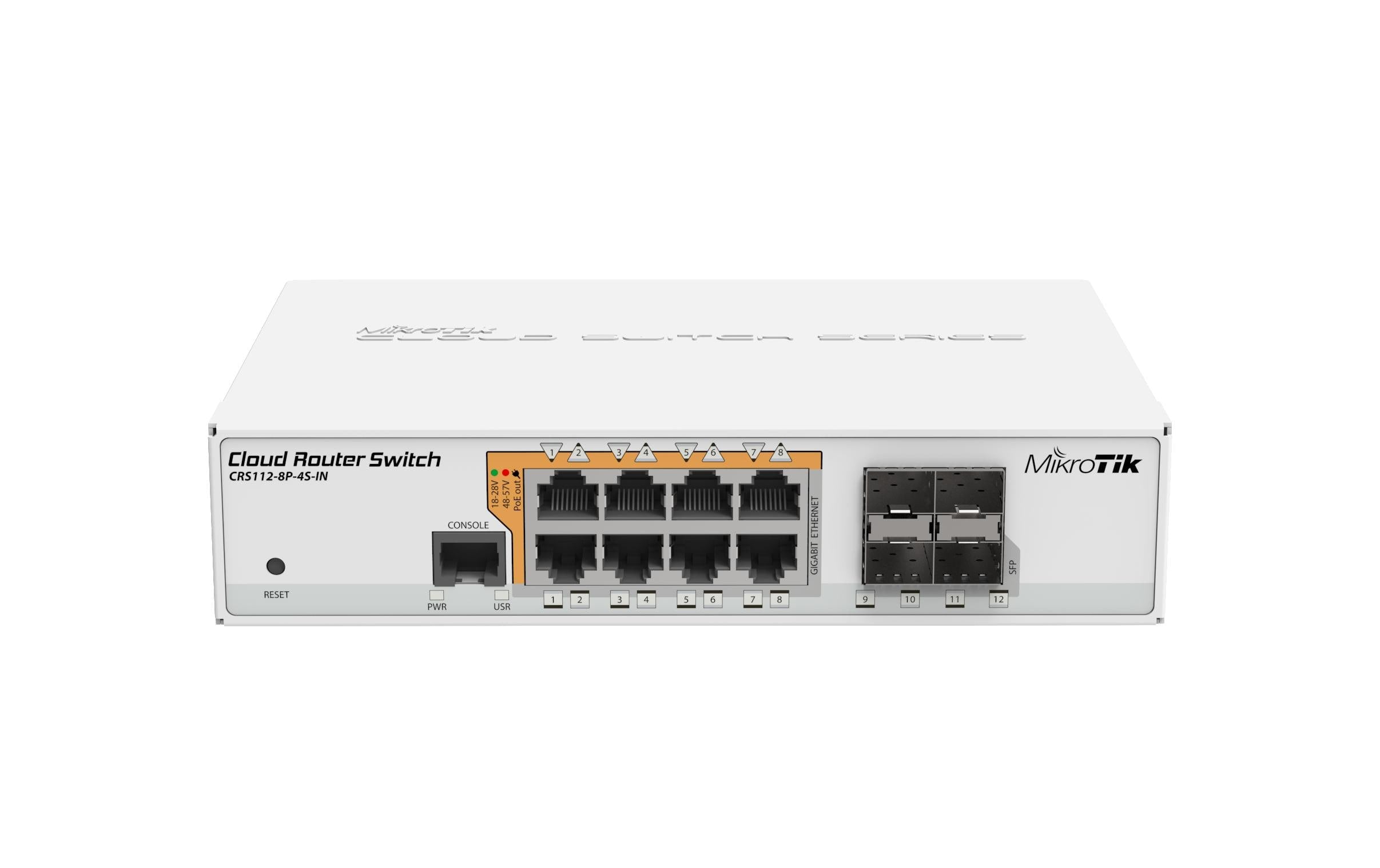 MikroTik CRS112-8P-4S-IN: L3 Switch