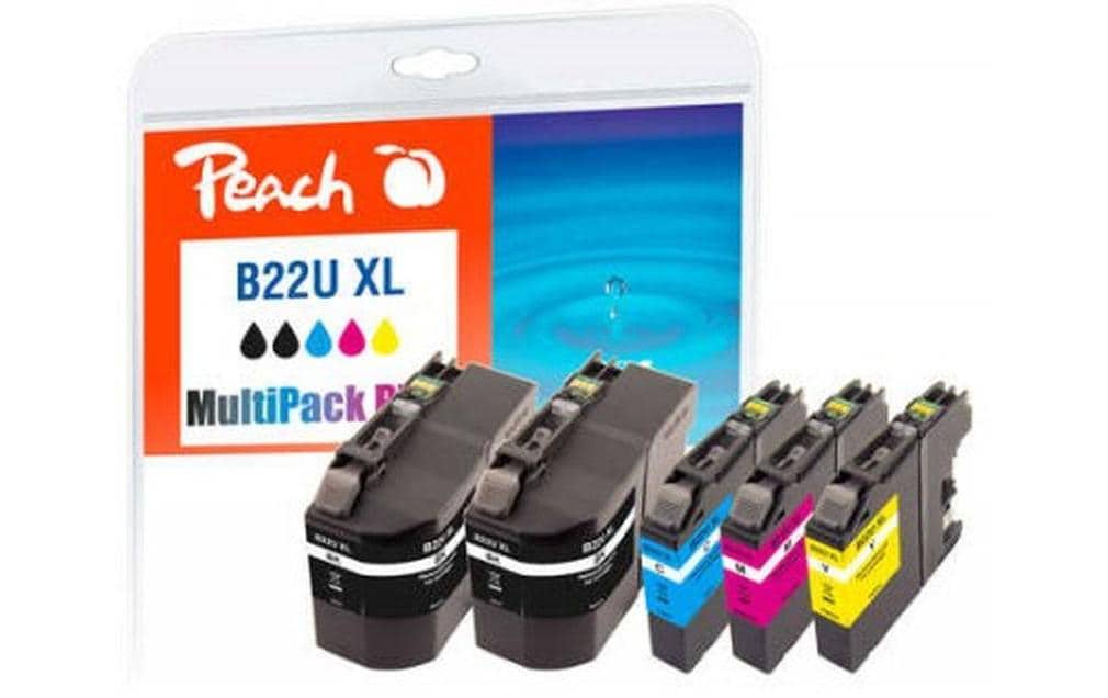 Peach Tinte Brother LC-22U XL MultiPack+