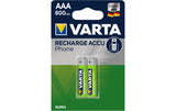 VARTA Phone Akku AAA 800mAh, 2Stk