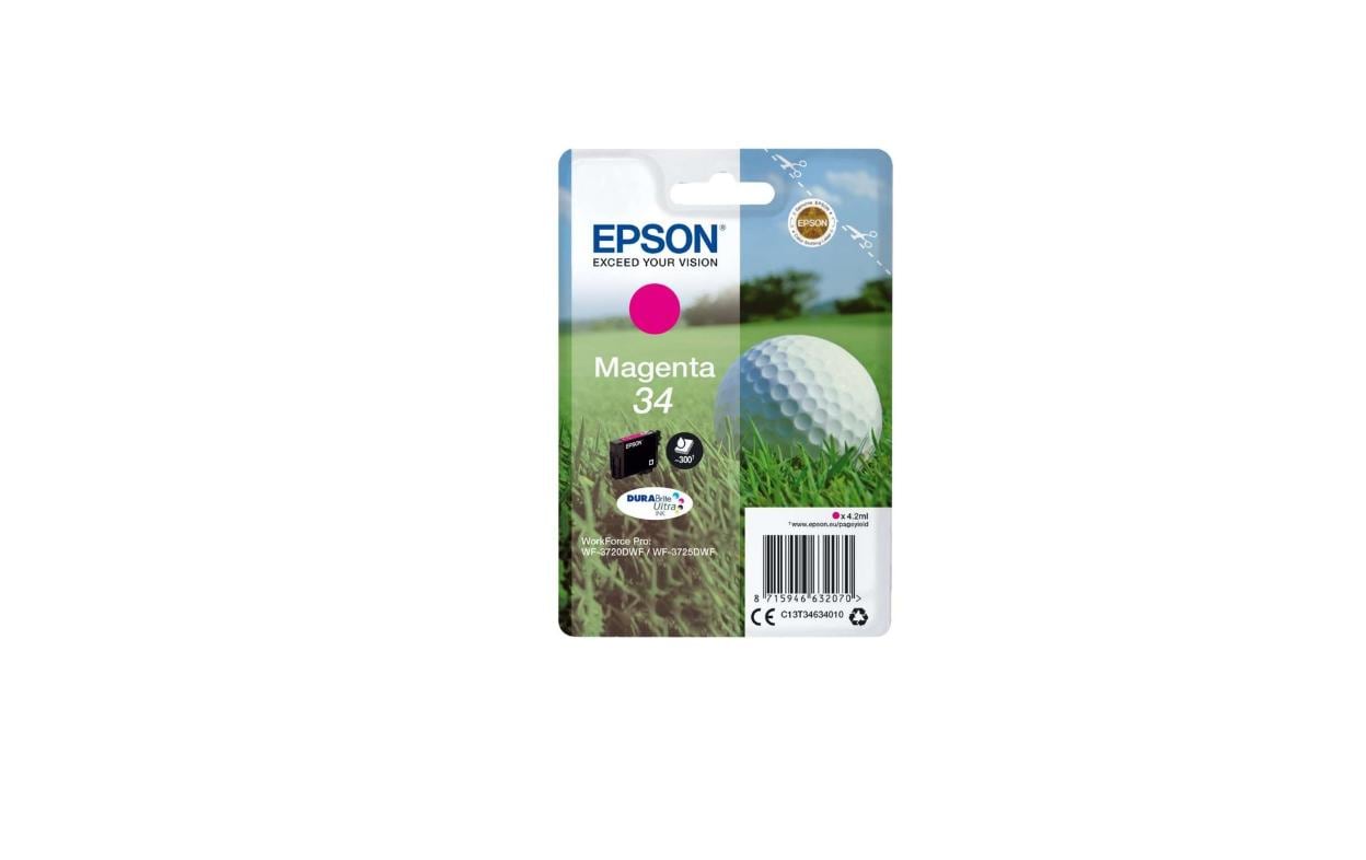 Tinte Epson C13T34634010 Magenta, 4.2 ml