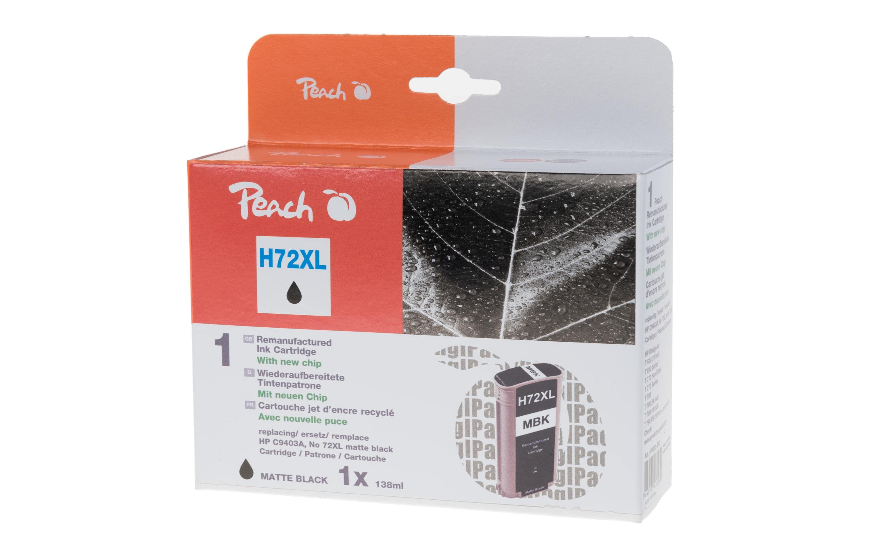 Peach Tinte HP C9403A, 72XL black