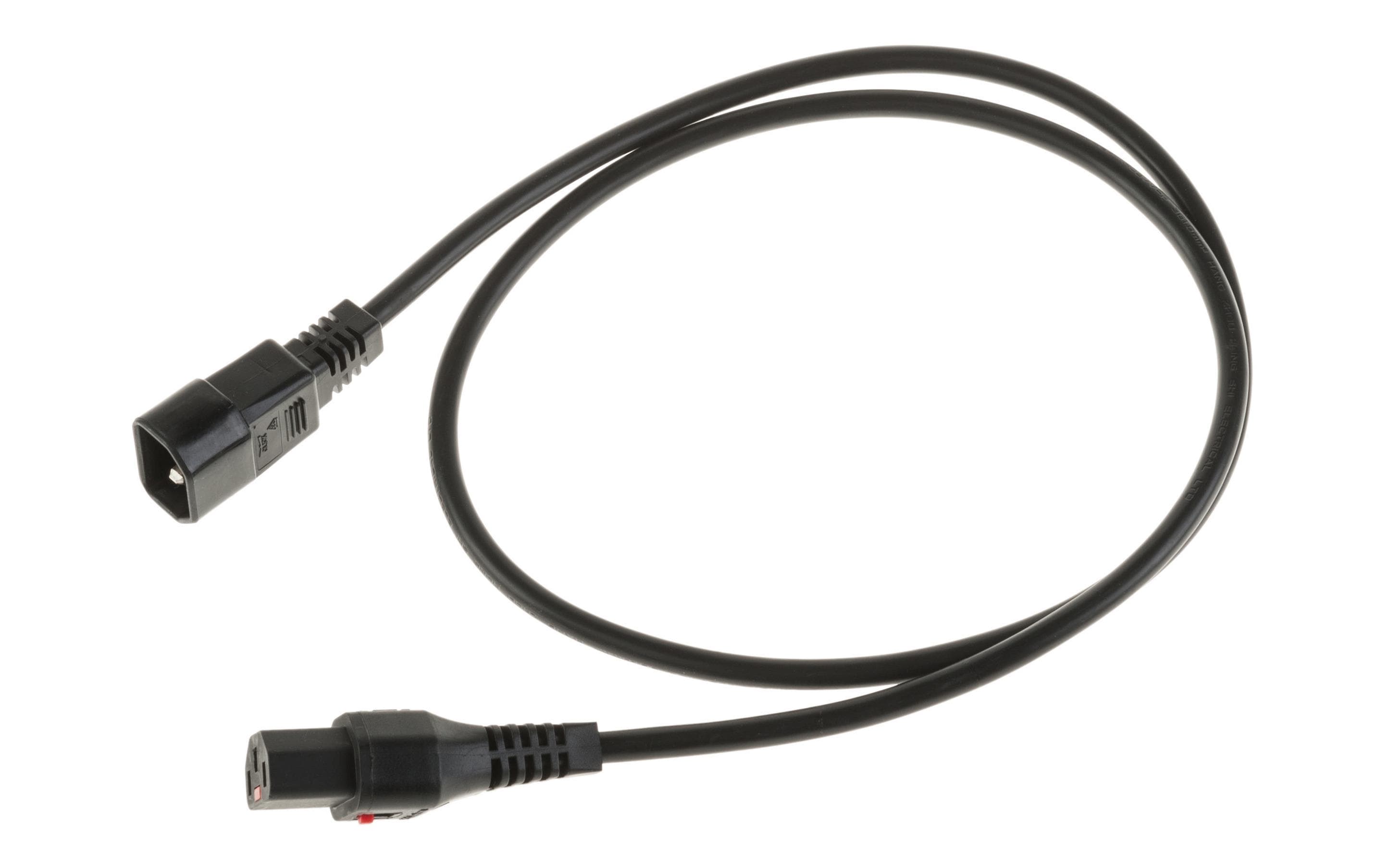 IECLock Netzkabel 1.5m schwarz