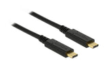 USB2.0-Kabel TypC-TypC: 1m, E-Marker, 5A