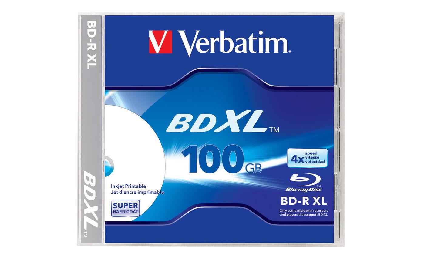 Verbatim BD-R 4x Single Layer 100GB 1-Pck.